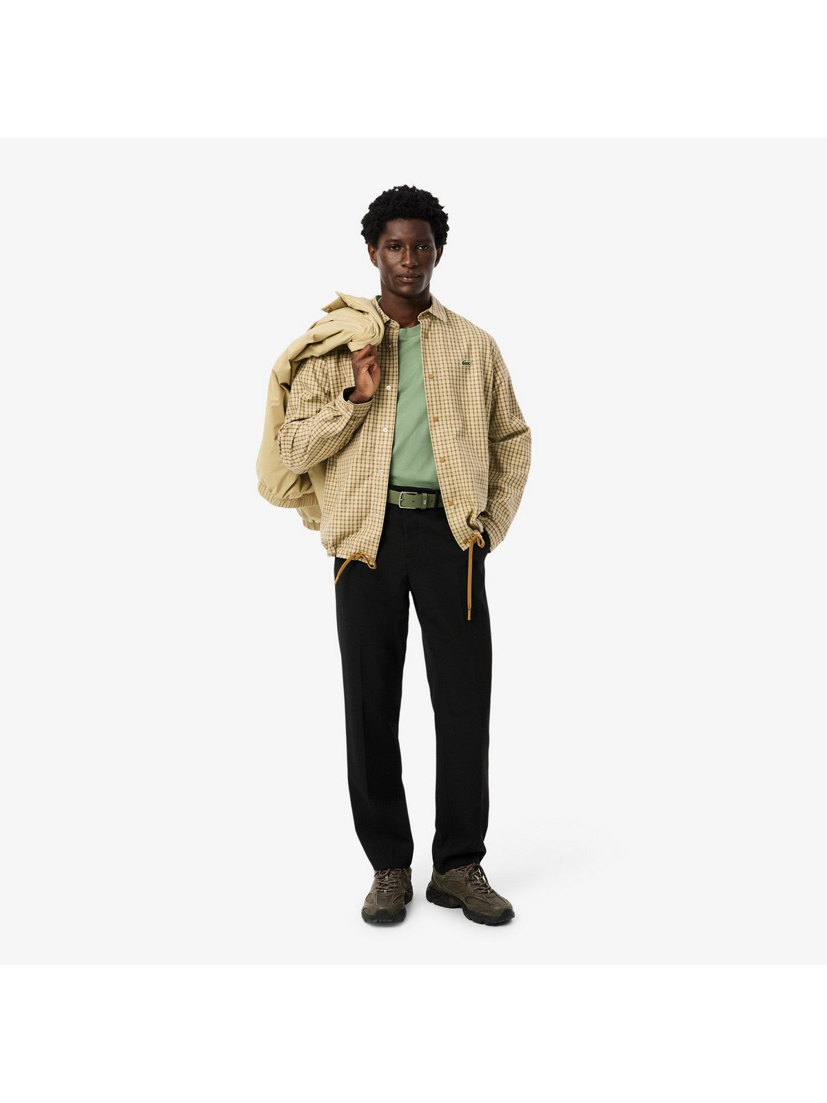 LACOSTE T-shirt Uomo  TH7318 S86 VERDE gioboutiqueweb