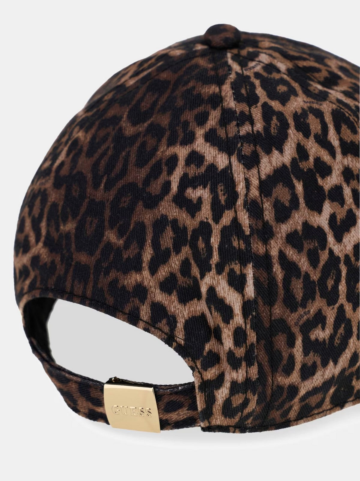 GUESS Cappello Donna PRINTED LEOPARD BASEBALL HAT AW5501 COT01 BRO BROWN