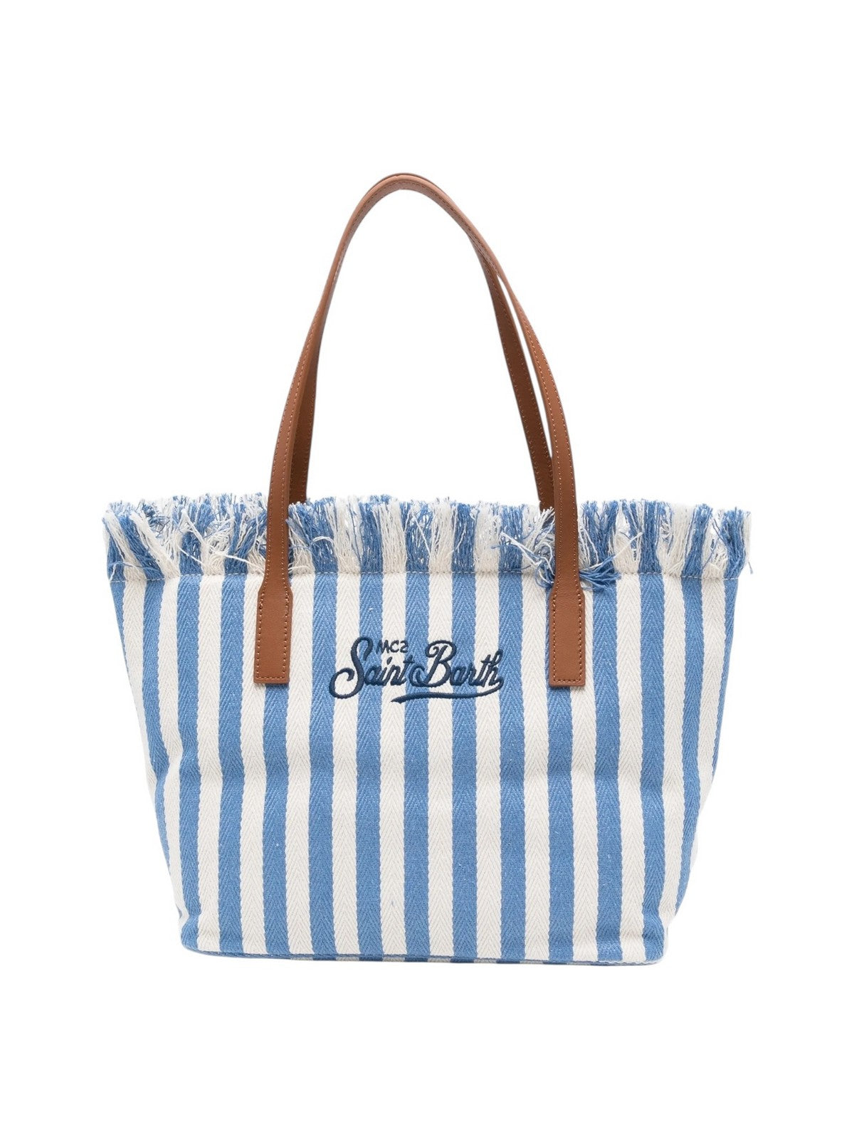 MC2 SAINT BARTH Borsa Donna  CITY BAG MID FRINGE 01765L HB STRIPES 36 EMB