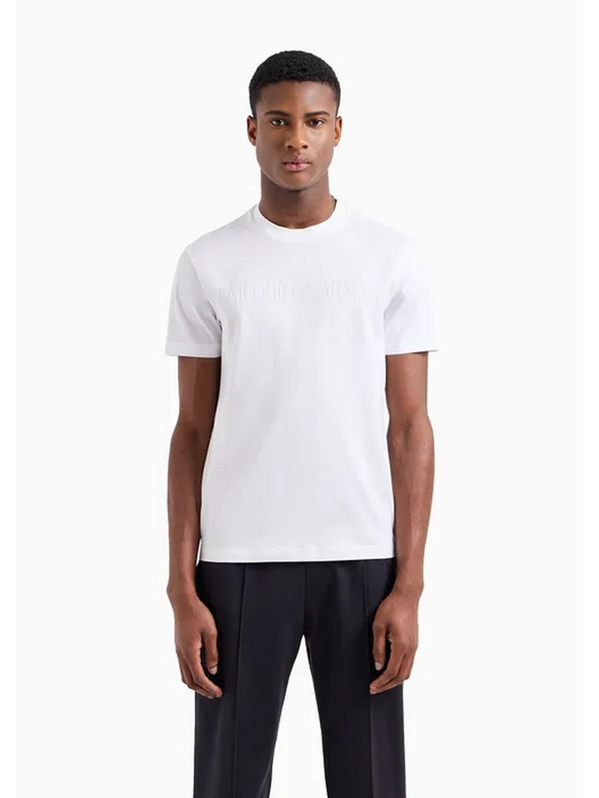 T-shirt Emporio Armani et pôle masculin 8N1TD2 1JGYZ 0146 WHITE