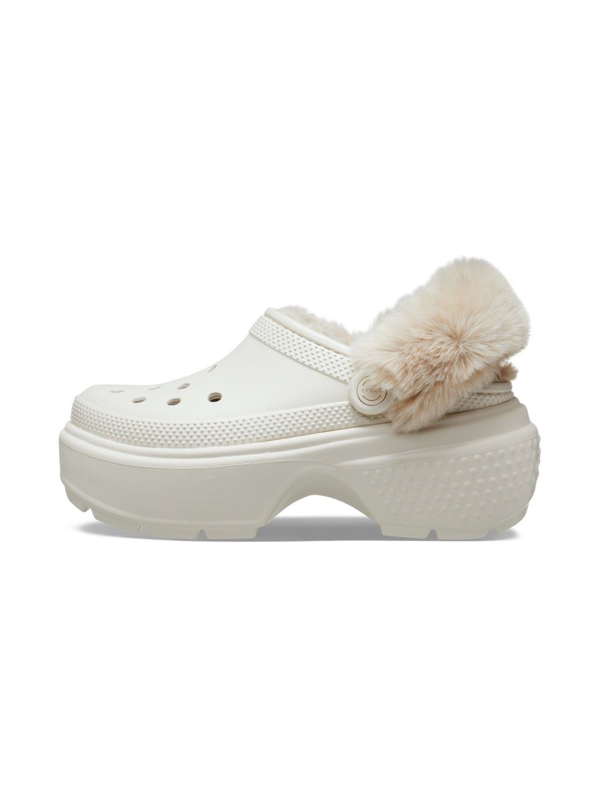 CROCS Ciabatta Donna Stomp Lined Clog 208546 STUC  Beige gioboutiqueweb