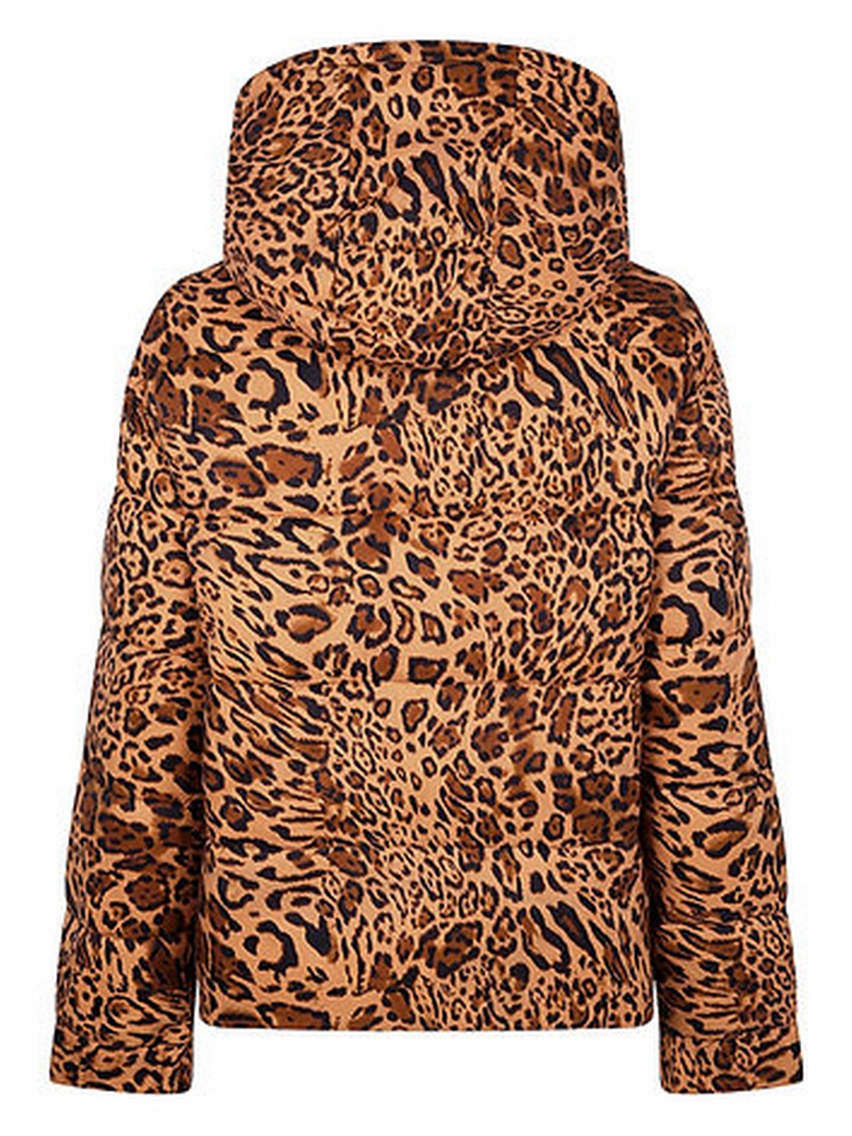 TWINSET Piumino Donna QUILTED WILD PRINTED 252TP2450 12737 ST.ANIMALIER COFFEE/LAND