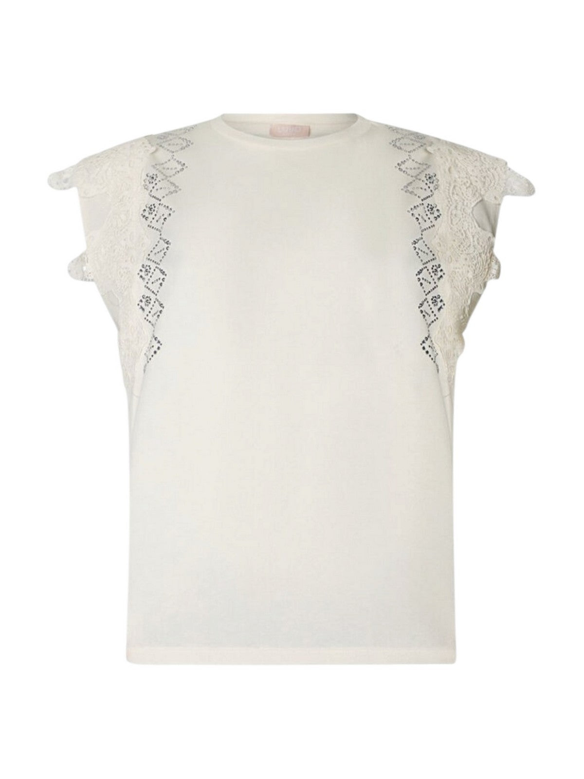 LIU JO WHITE T-shirt Donna  WA6311J3885 10701 BIANCO LANA