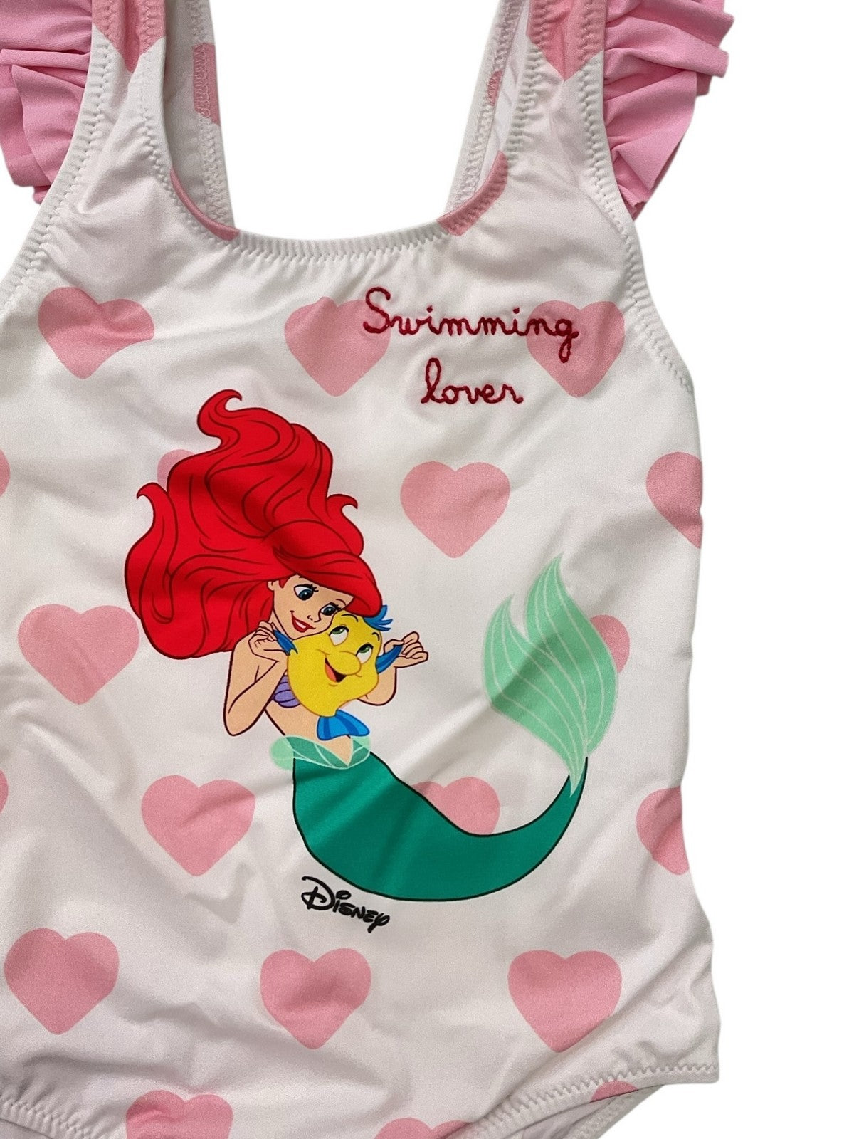 MC2 SAINT BARTH Costume da bagno Bambine e ragazze  CAROL 02309L ARIEL SWIMMING LOVER HEARTS 0121 EMB