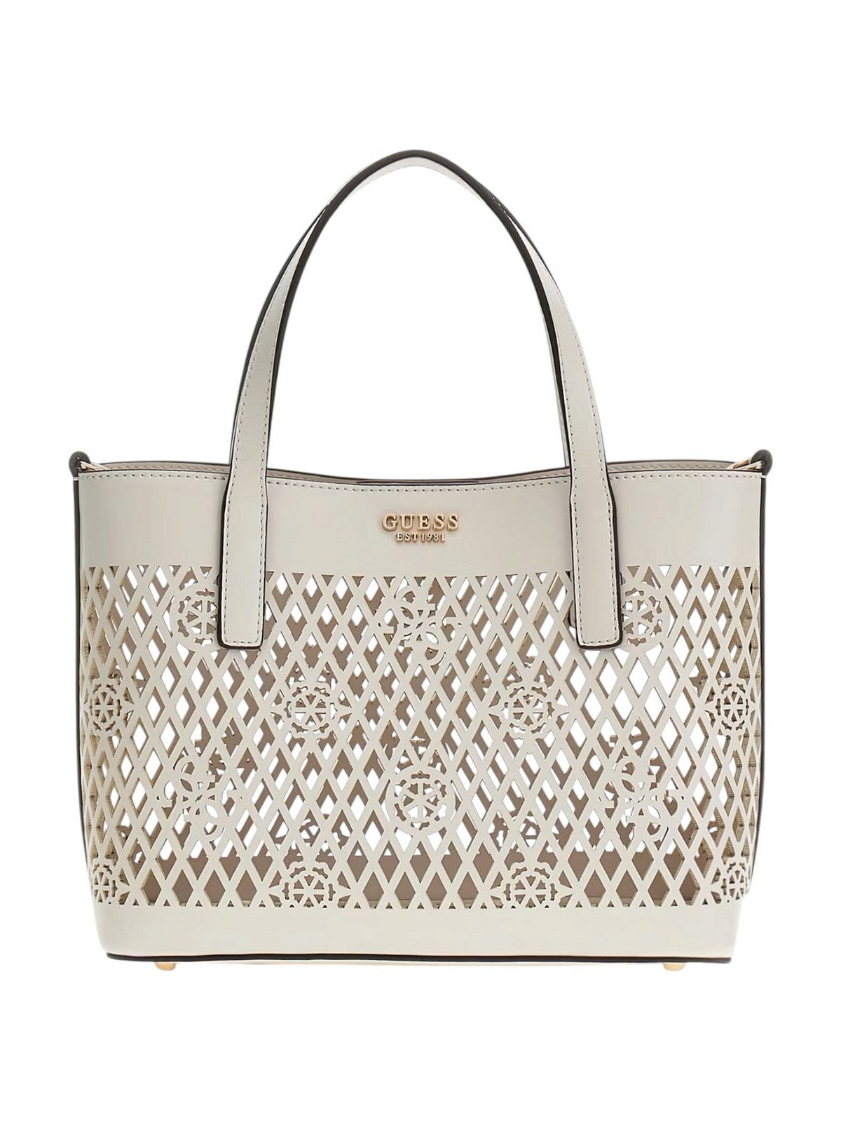 GUESS Borsa Donna LETTY 2 IN 1 MINI TOTE HWPG99 11750 OFF off white