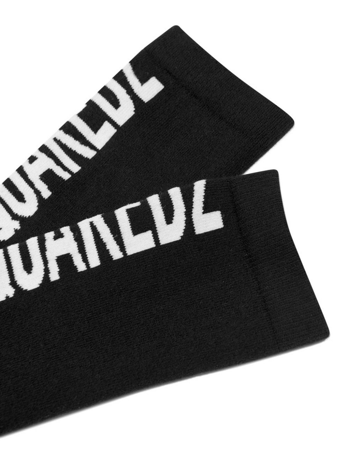 DSQUARED Calzini Bambini e ragazzi  DQ2358 D0A7D DQ900 BLACK