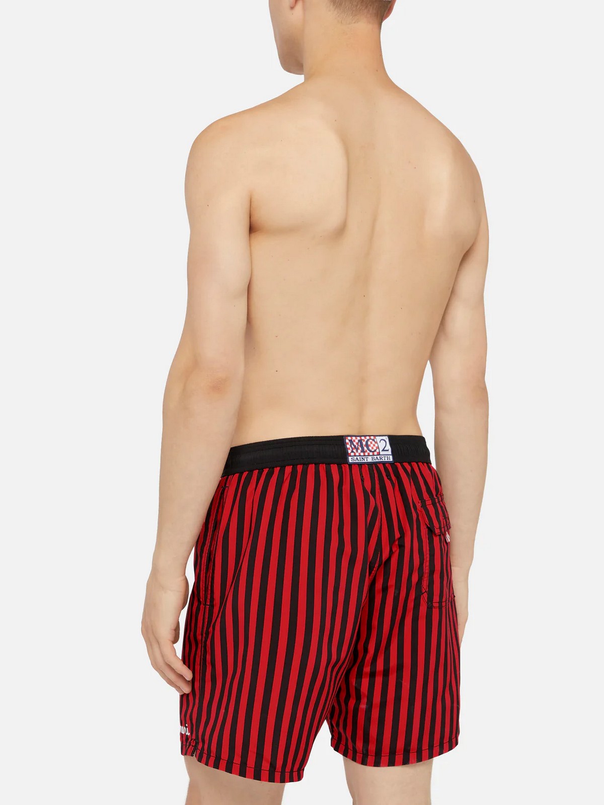 MC2 SAINT BARTH Costume da bagno Uomo  GUSTAVIA 07456L MILAN STRIPES ROSSONERI 41 PT
