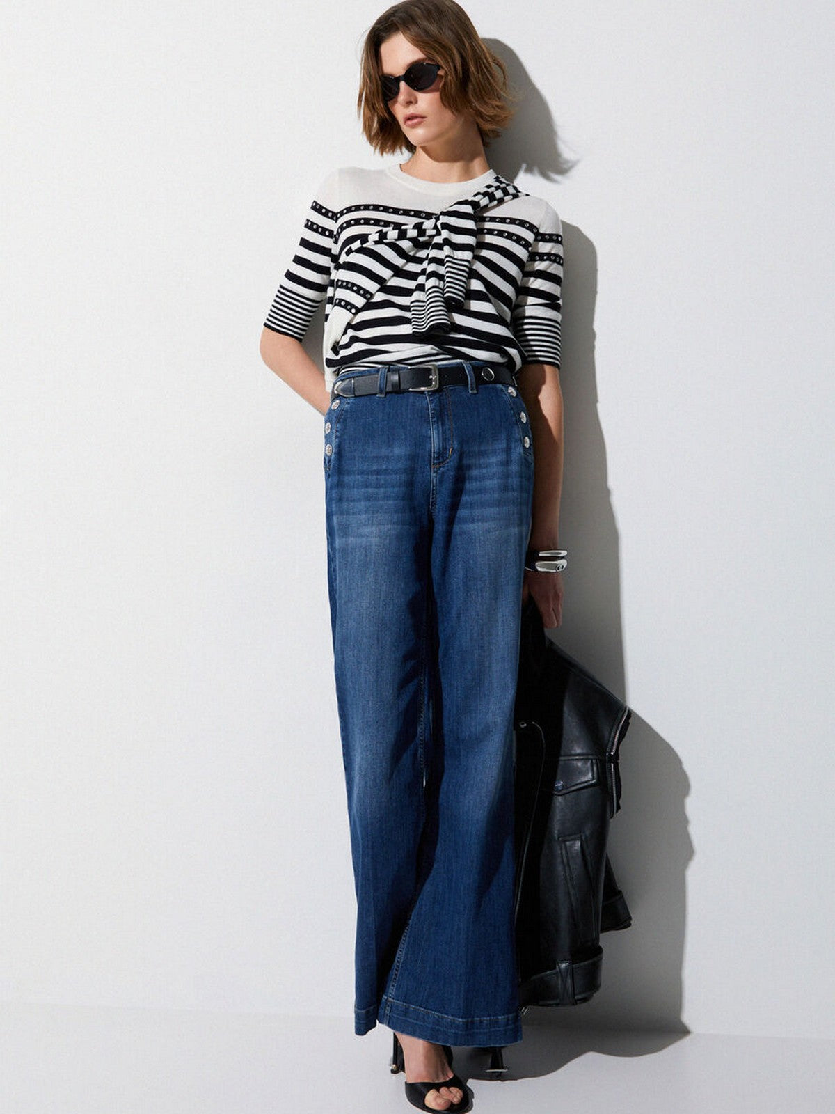 LIU JO BLUE DENIM Jeans Donna  UA6162D0275 78988 Den.Blue dk.buttons