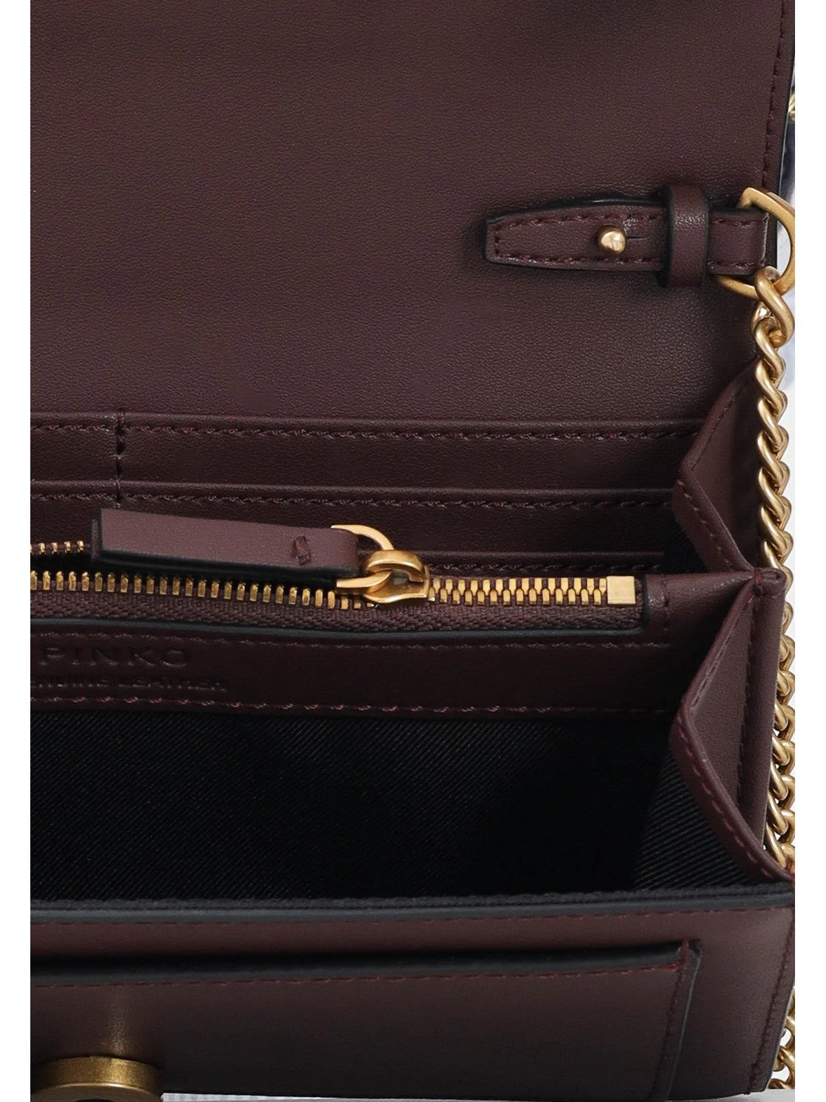 PINKO Borsa Donna LOVE ONE WALLET C 100062-A0F1 L86Q CIOCC. AMARO-ANTIQUE GOLD gioboutiqueweb