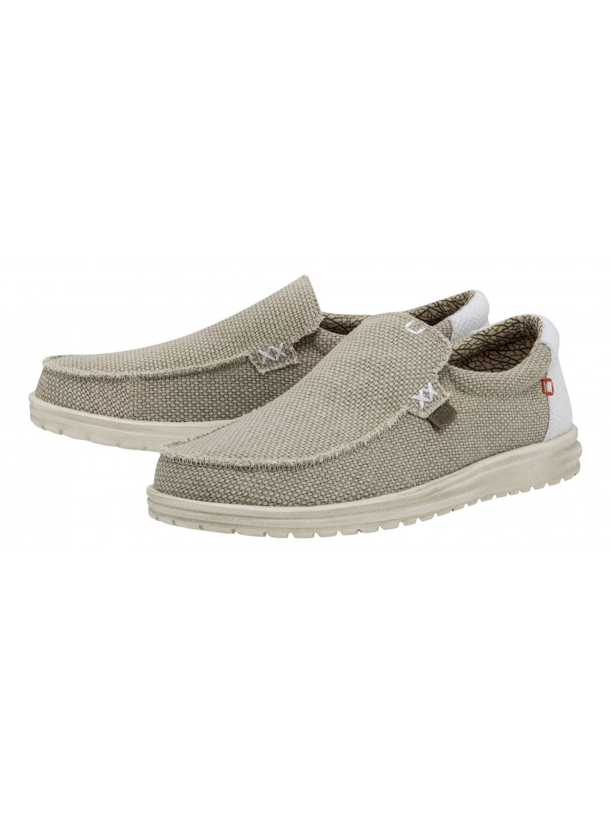 HEY DUDE Mocassin Homme Mikka Tressé HD.40124 1LB Beige