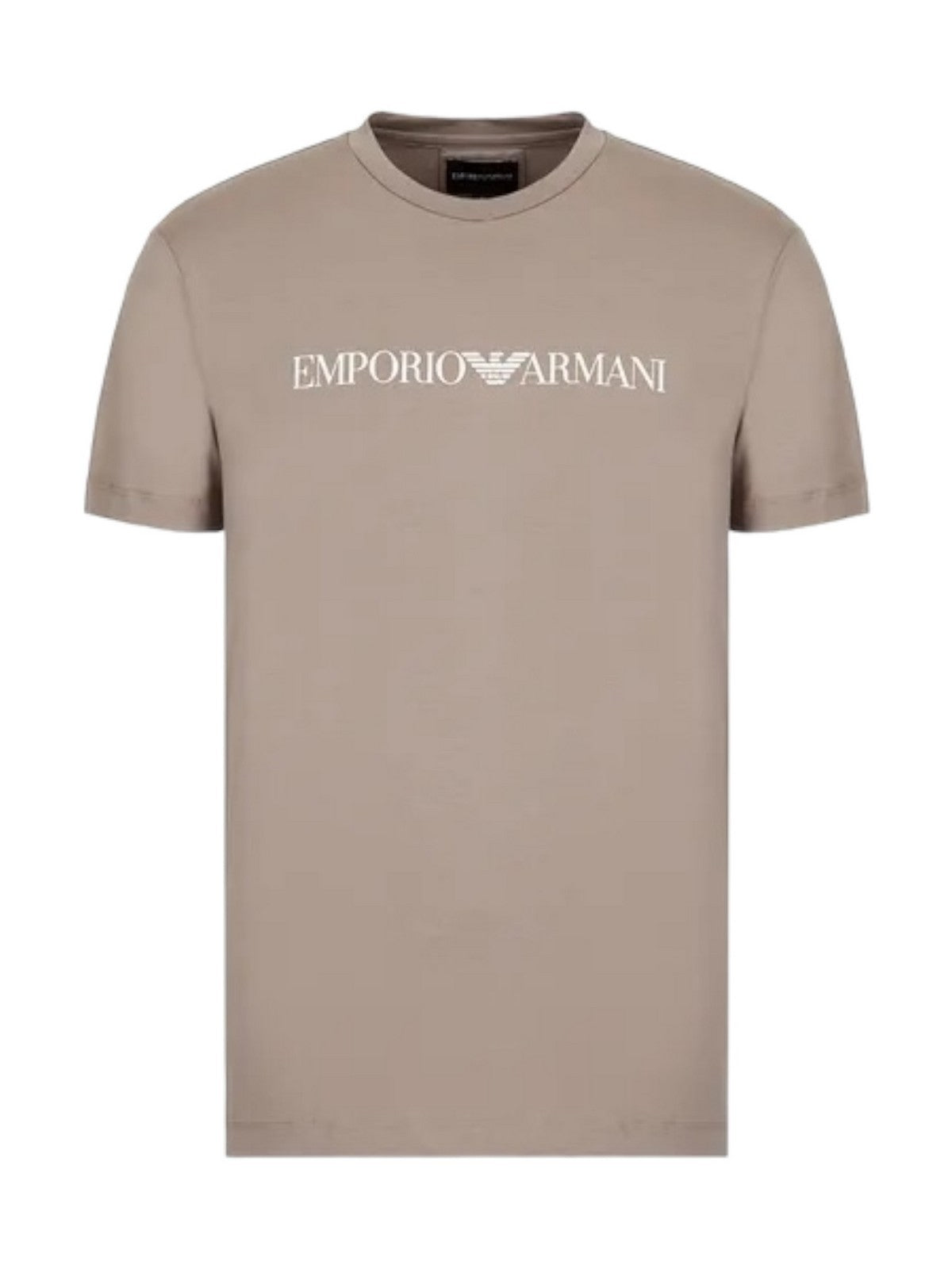 Emporio Armani T-shirts et pôle masculin 8n1tn5 1jpzz 0149 beige