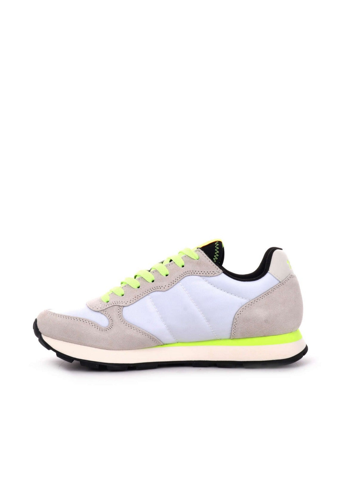 SUN68 Sneaker Uomo Tom fluo Z35102 01 Bianco gioboutiqueweb