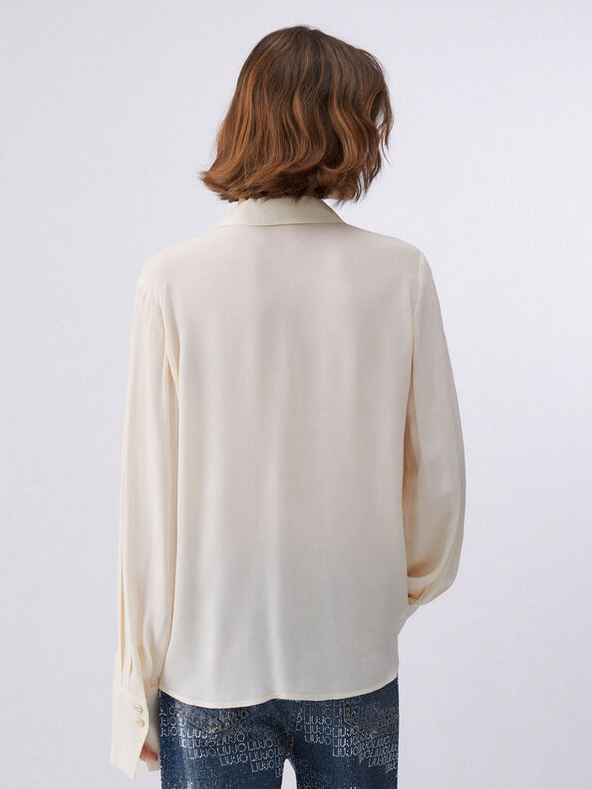 LIU JO BLACK Camicia Donna  CA6157T2578 P9572 Cremino light