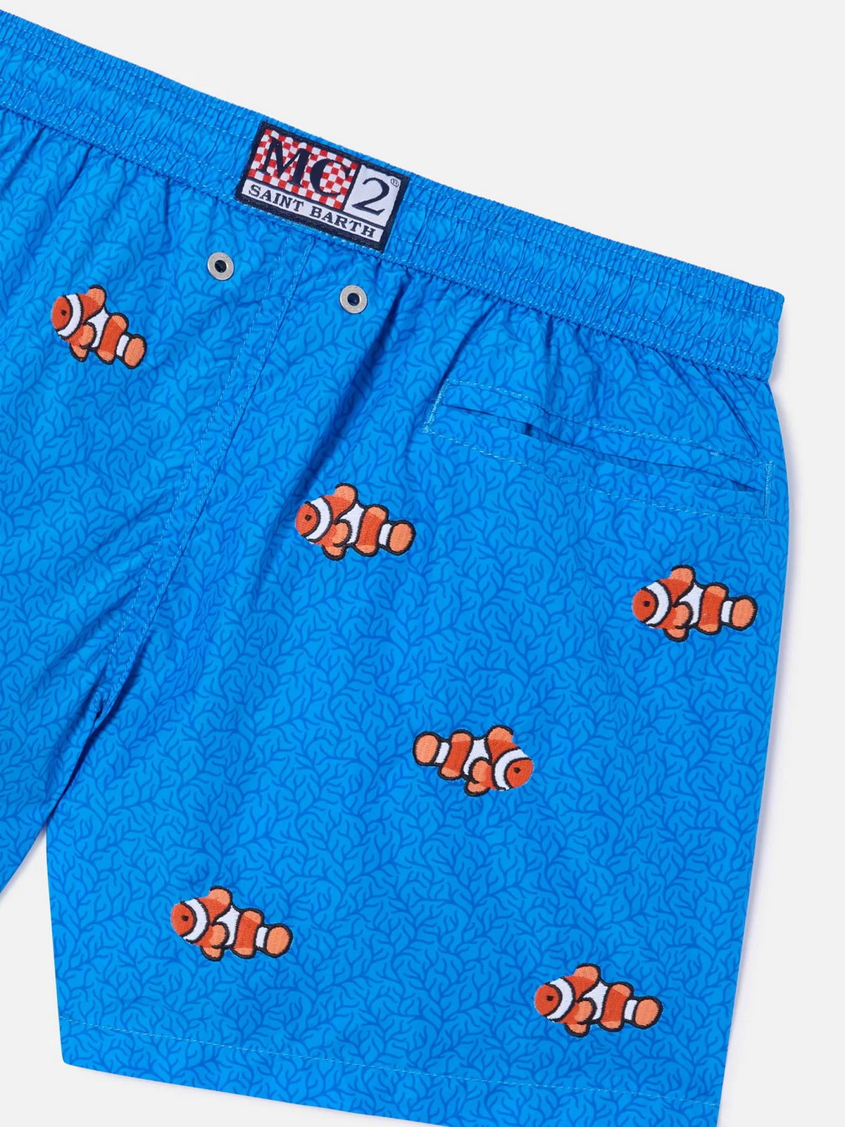 MC2 SAINT BARTH Costume da bagno Bambini e ragazzi  JEAN LIGHTING EMBROIDERY 02162L CLOWNFISH CORAL 17