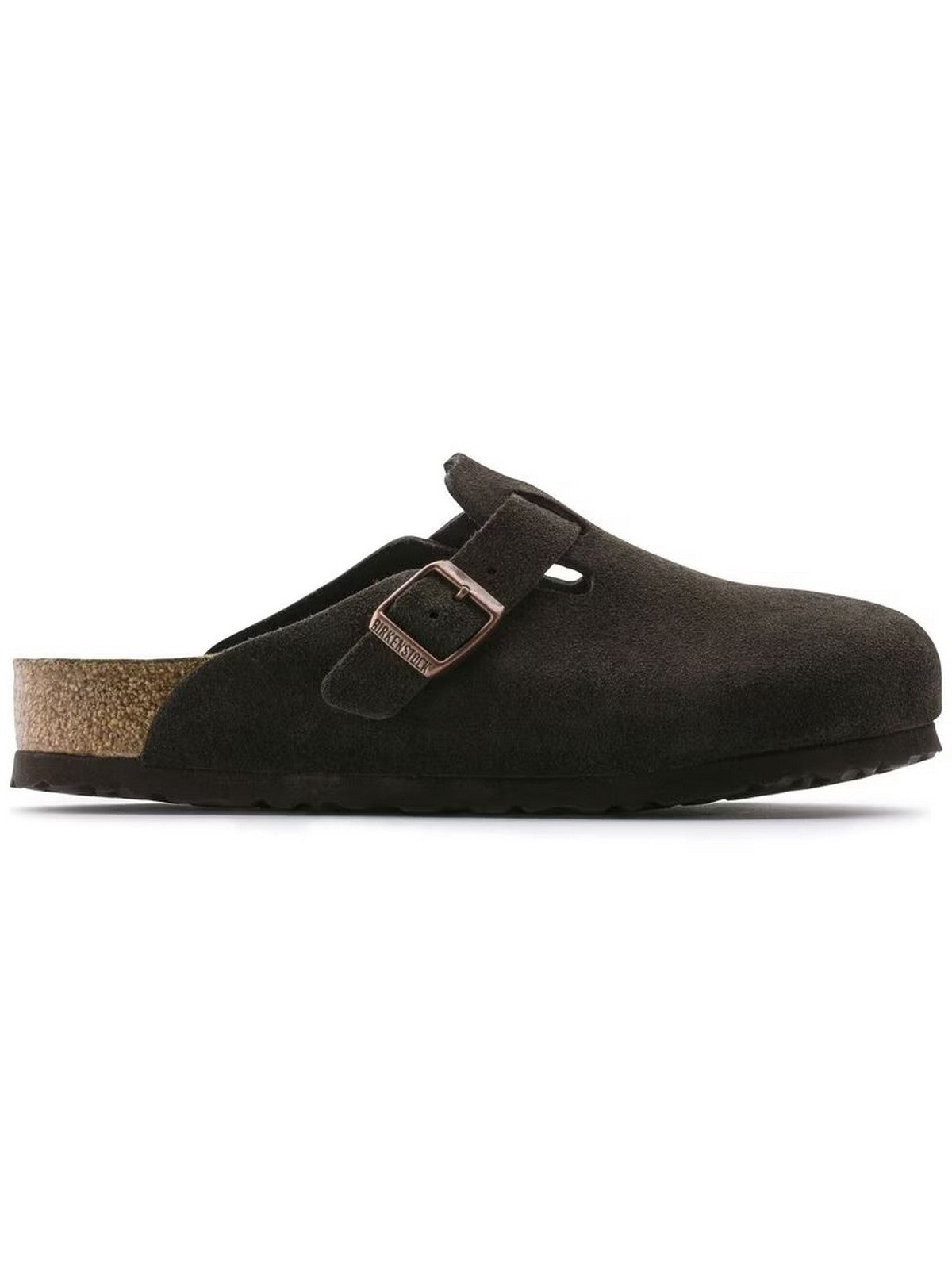 BIRKENSTOCK Sandalo Unisex adulto Boston SFB mocca, Suede Leather 660463 Marrone gioboutiqueweb