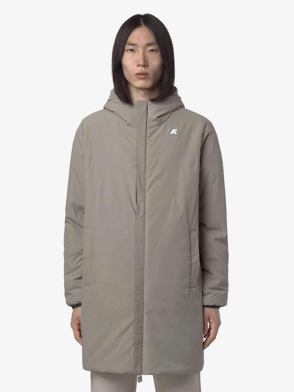 K-WAY Giubbino Uomo JACOB ST WARM DOUBLE K6128WW B2P GREEN BLACKISH  - Gr