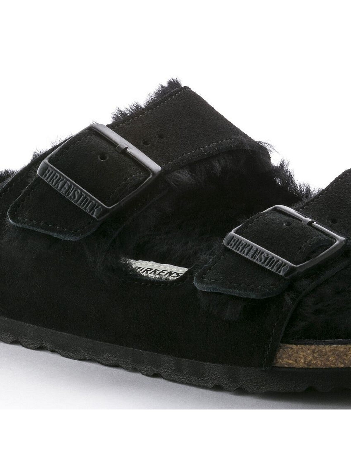 Birkenstock Ciabatta Unisex Erwachsener Arizona Shearling 752663 Schwarz