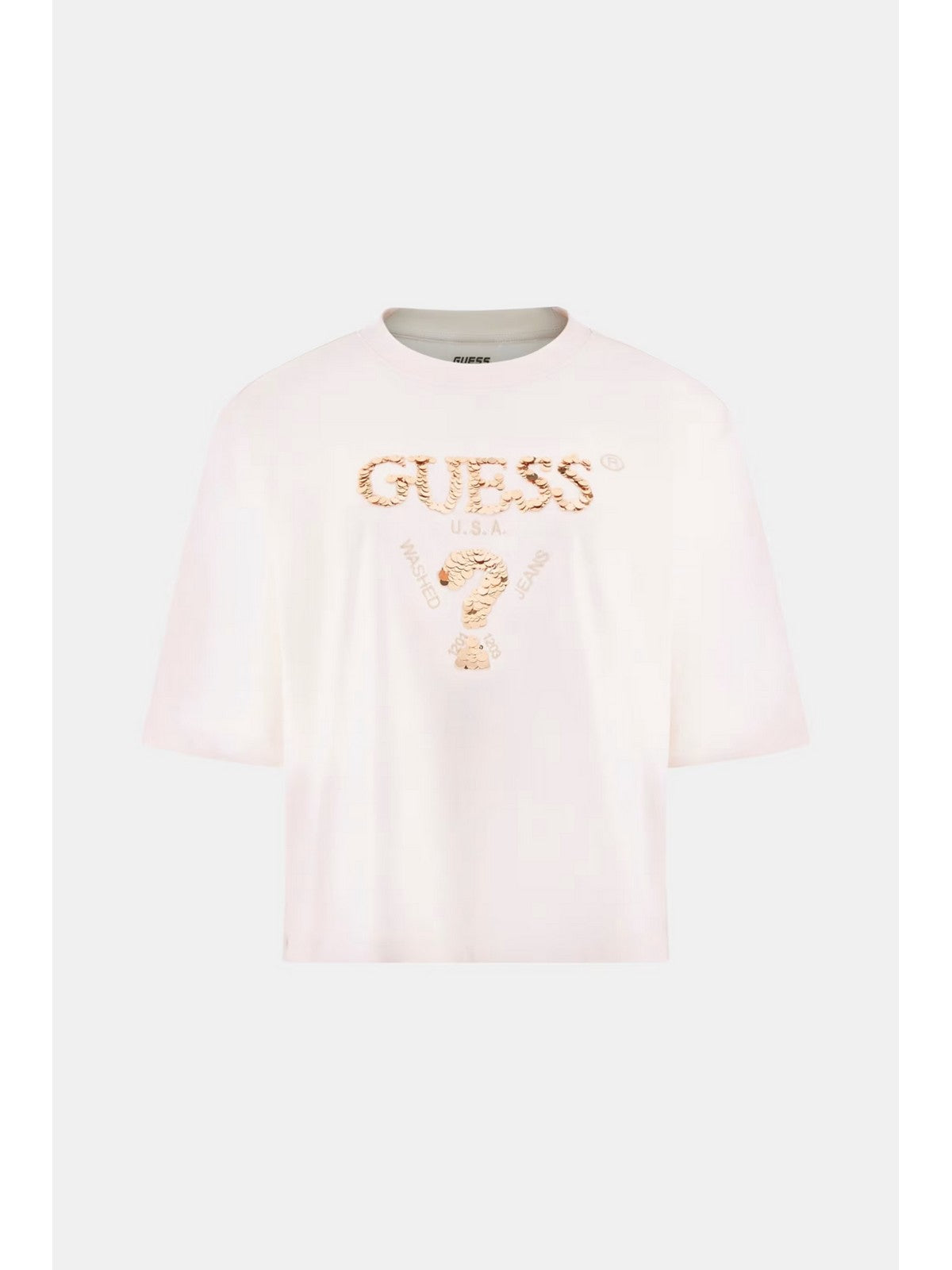 GUESS SPORT T-shirt Donna AURELIE BOXY TEE V4YI06 I3Z14 G6K5 OCEAN SALT