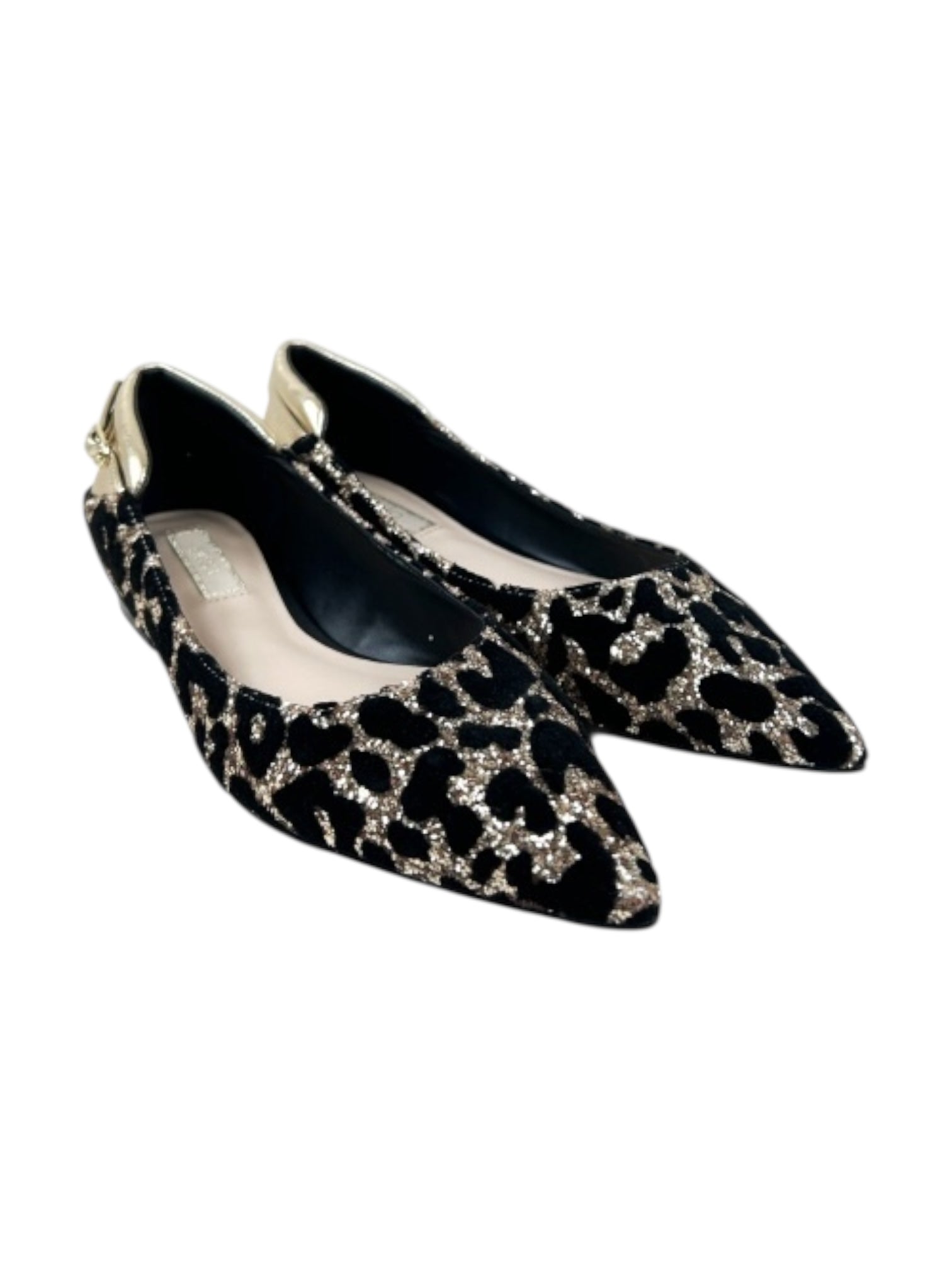 LIU JO Ballerina Donna VIVIEN 01 SF5035TX497 S3832 GLITTER/META LEOPARD/LIGHT GOLD
