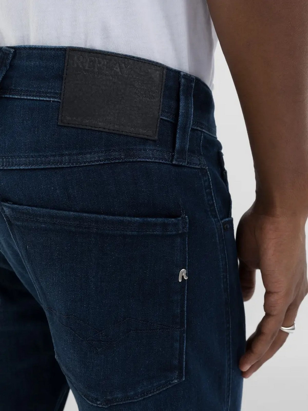 REPLAY Jeans Uomo  M91400041AC38 007 Blu gioboutiqueweb