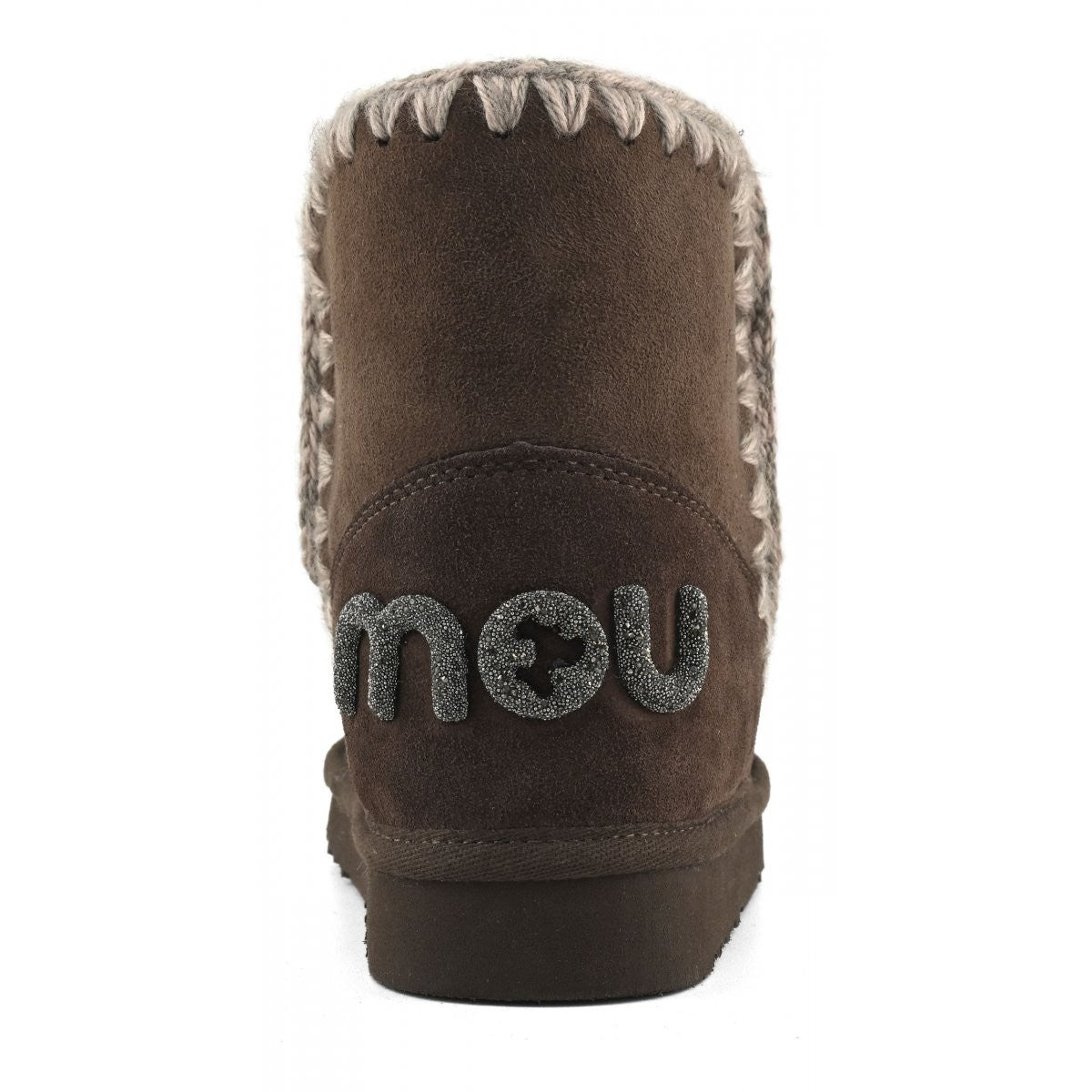 MOU Stivali e Stivaletti Donna ESKIMO 18 GLITTER LOGO MU.FW101050A BRPEP Brown Pepper