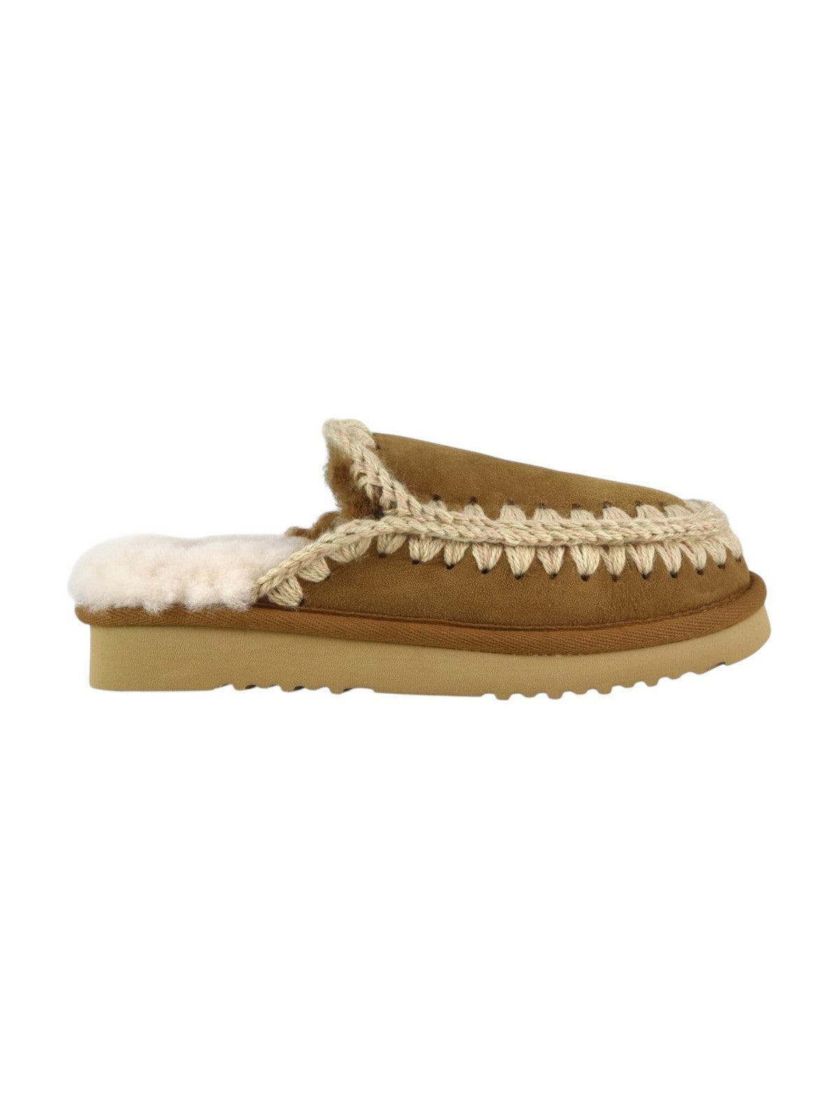 MOU Ciabatta Donna Eskimo slipper MU.FW101125A COG COGNAC