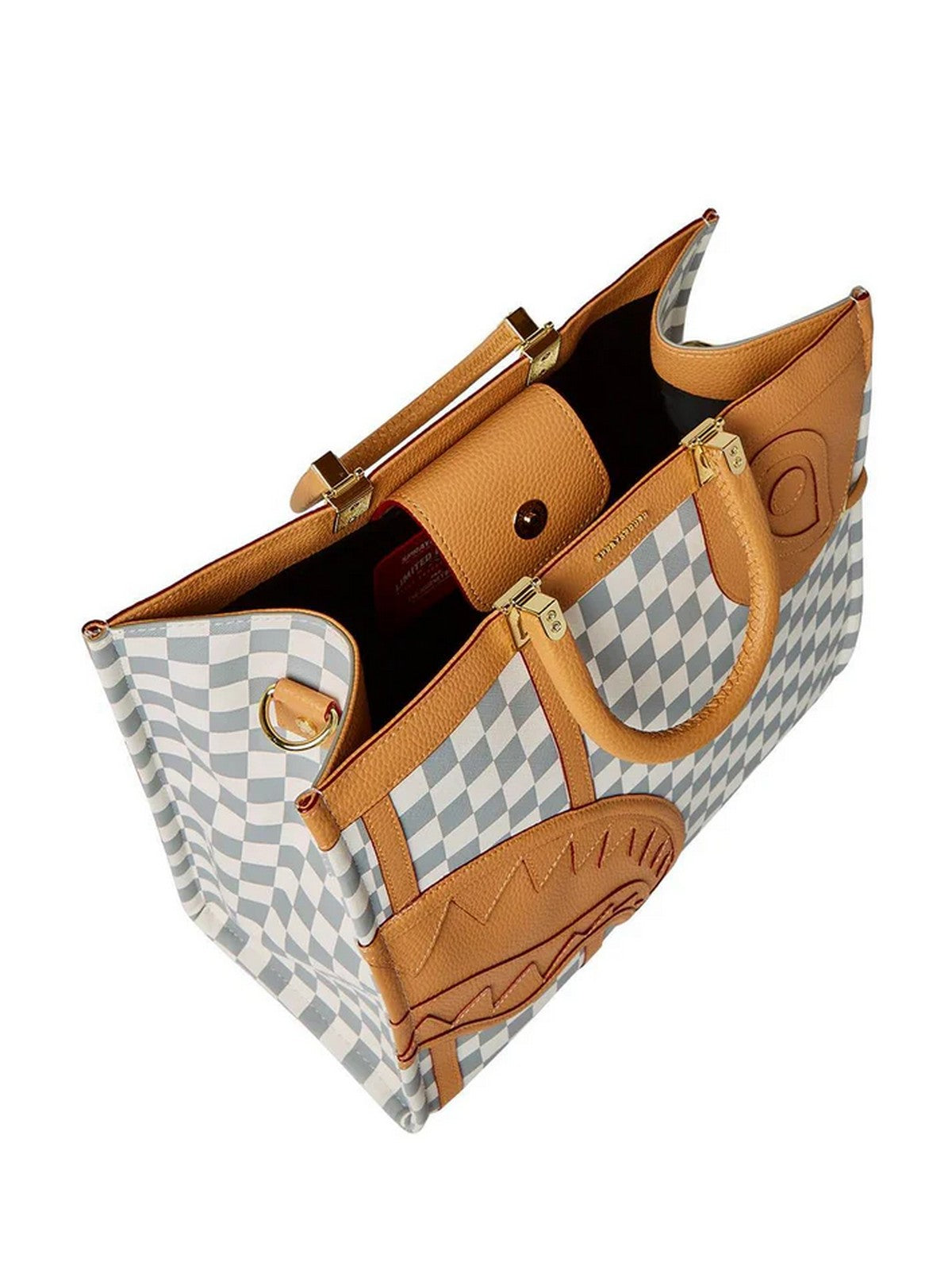 Sprühplatz -Frauenbeutel Henny Raceway Cream Pyramid Duffle 910d657nsz Weiß