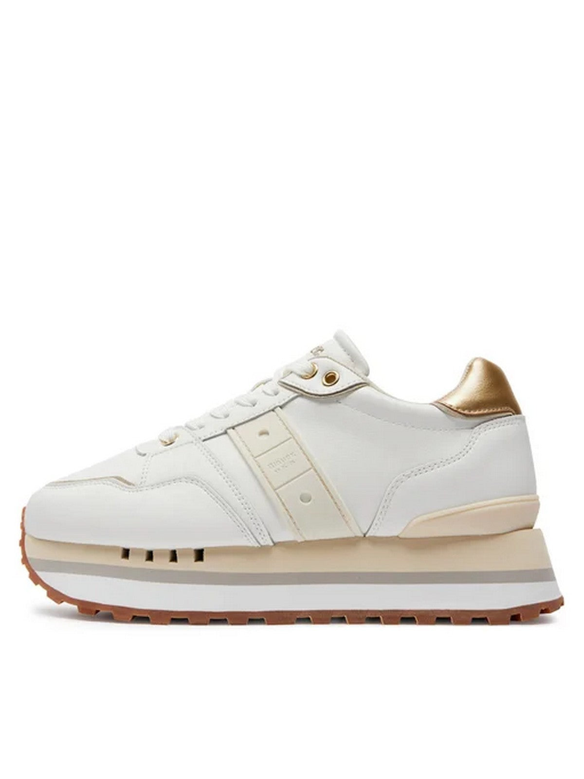 Blauer Sneaker Woman Epps01 S4epps01/Lea Whi bianco