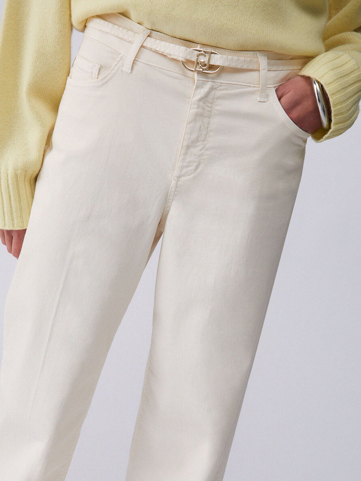 LIU JO WHITE Pantalone Donna  WA6274T9257 X0760 light panna