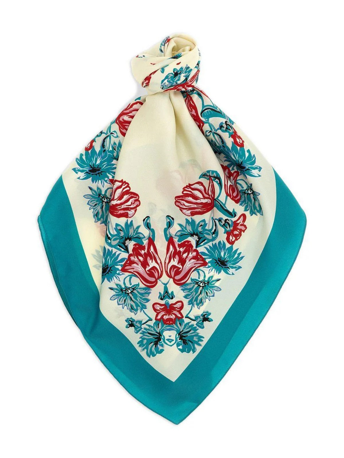 PINKO Foulard Donna LIMBO FOULARD TWILL STAMPA LOG 106656-A38I DS3 PANNA/VERDE