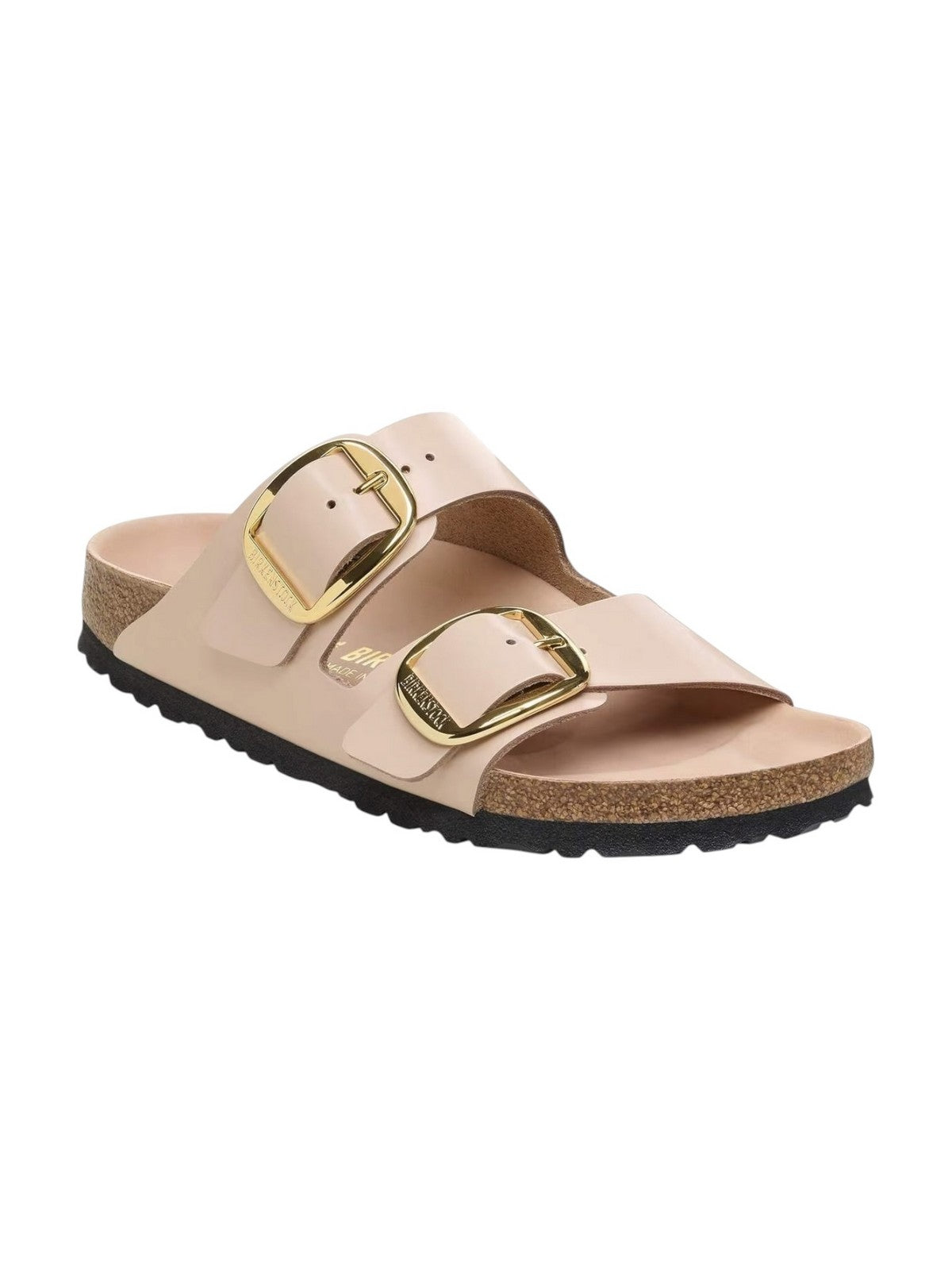 BIRKENSTOCK Sandalo Donna Arizona Big Buckle HEX shine new beige,Natural Lea 1026553 Beige