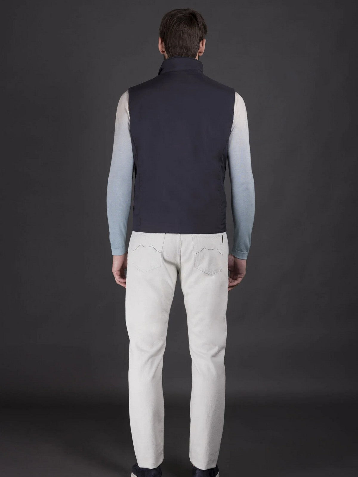 MOORER Gilet Uomo SENIO-SKT MOUGI200322 TEPA034 U0497 NAVY