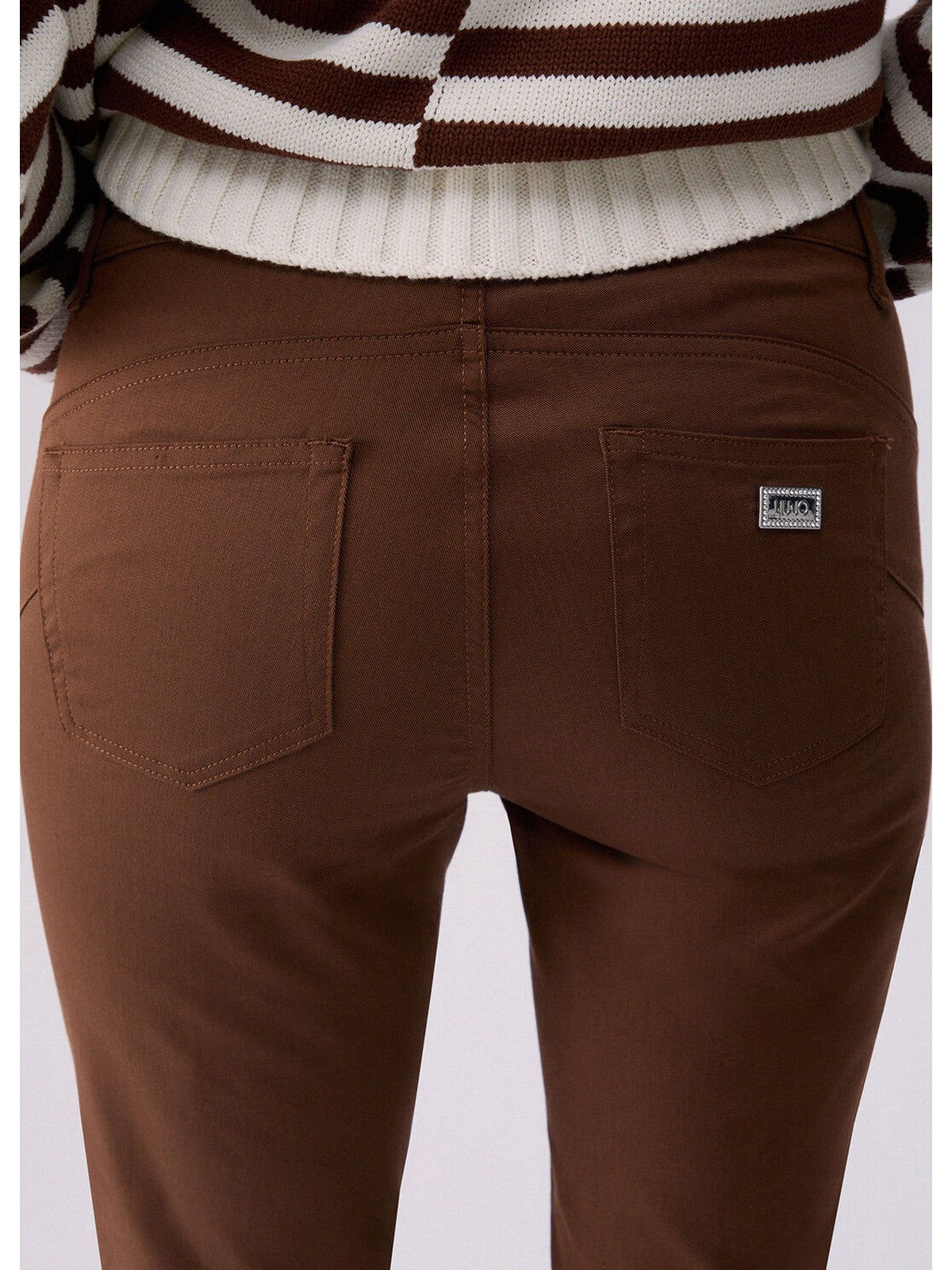 LIU JO WHITE Pantalone Donna  WA6255T7144 81027 BISCOTTO