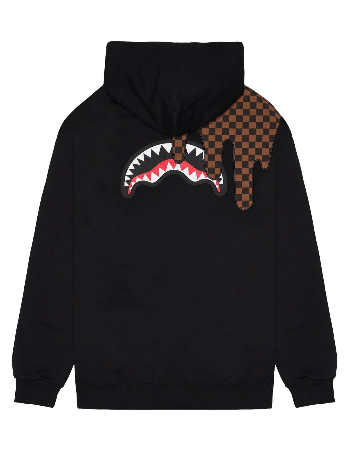 SPRAYGROUND Felpa Uomo DRIP HOODIE BRN SP686G BROWN