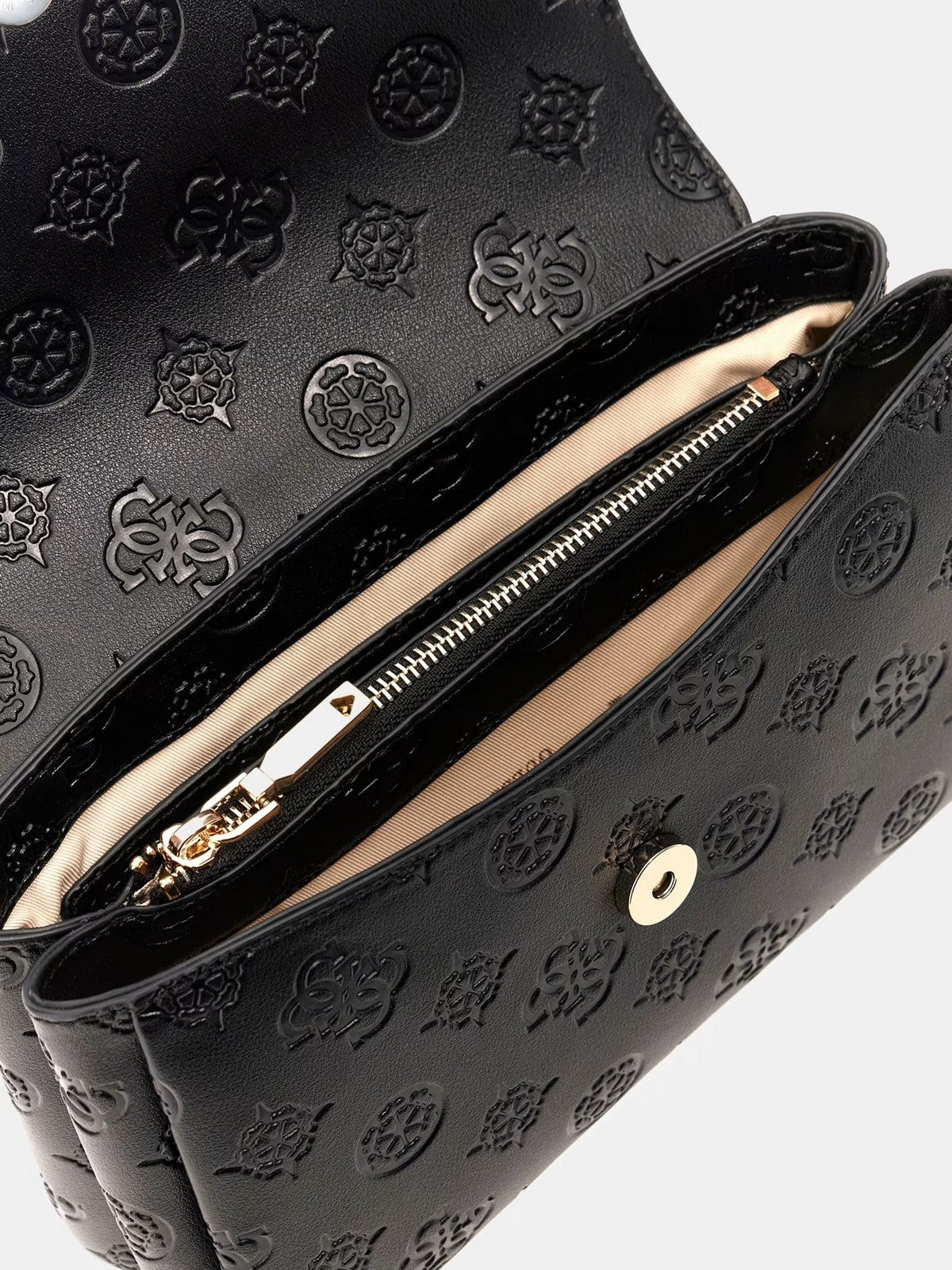 GUESS Borsa Donna TISHA TOP HANDLE FLAP HWPD77 64200 BLO BLACK LOGO