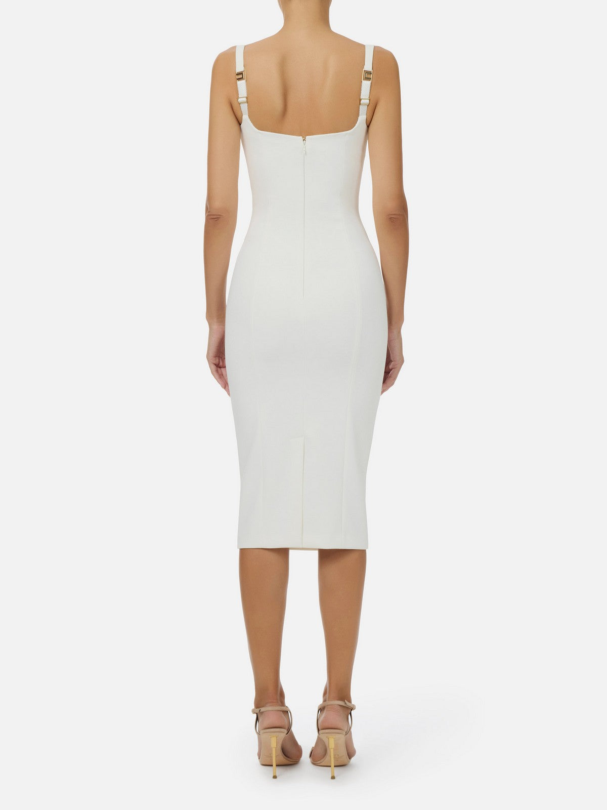 ELISABETTA FRANCHI Women's dress Ab83557e2 360 ivory