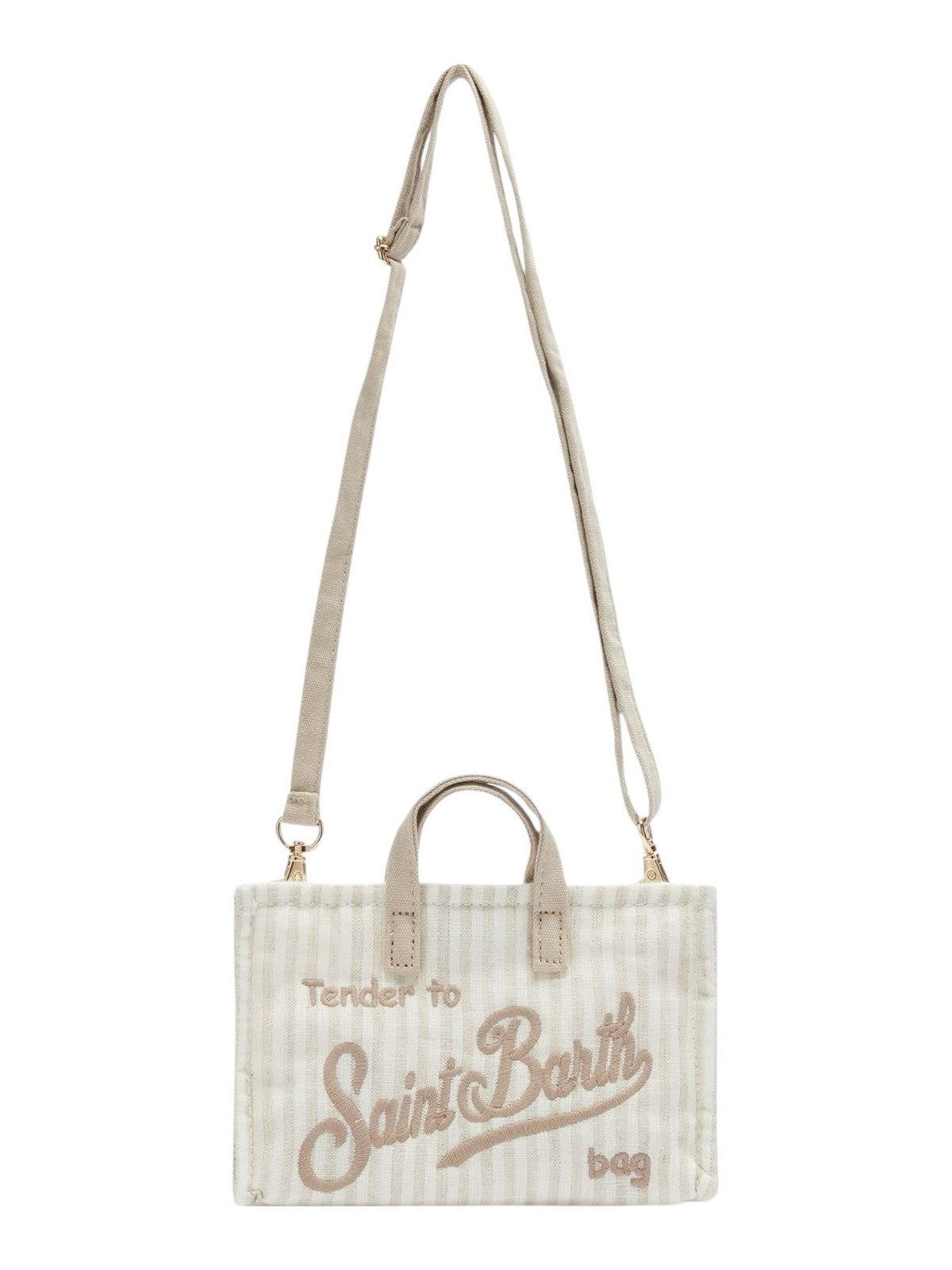 MC2 SAINT BARTH Pochette Donna  PHONE BAG LINEN 00433L LINEN STRIPES V 11