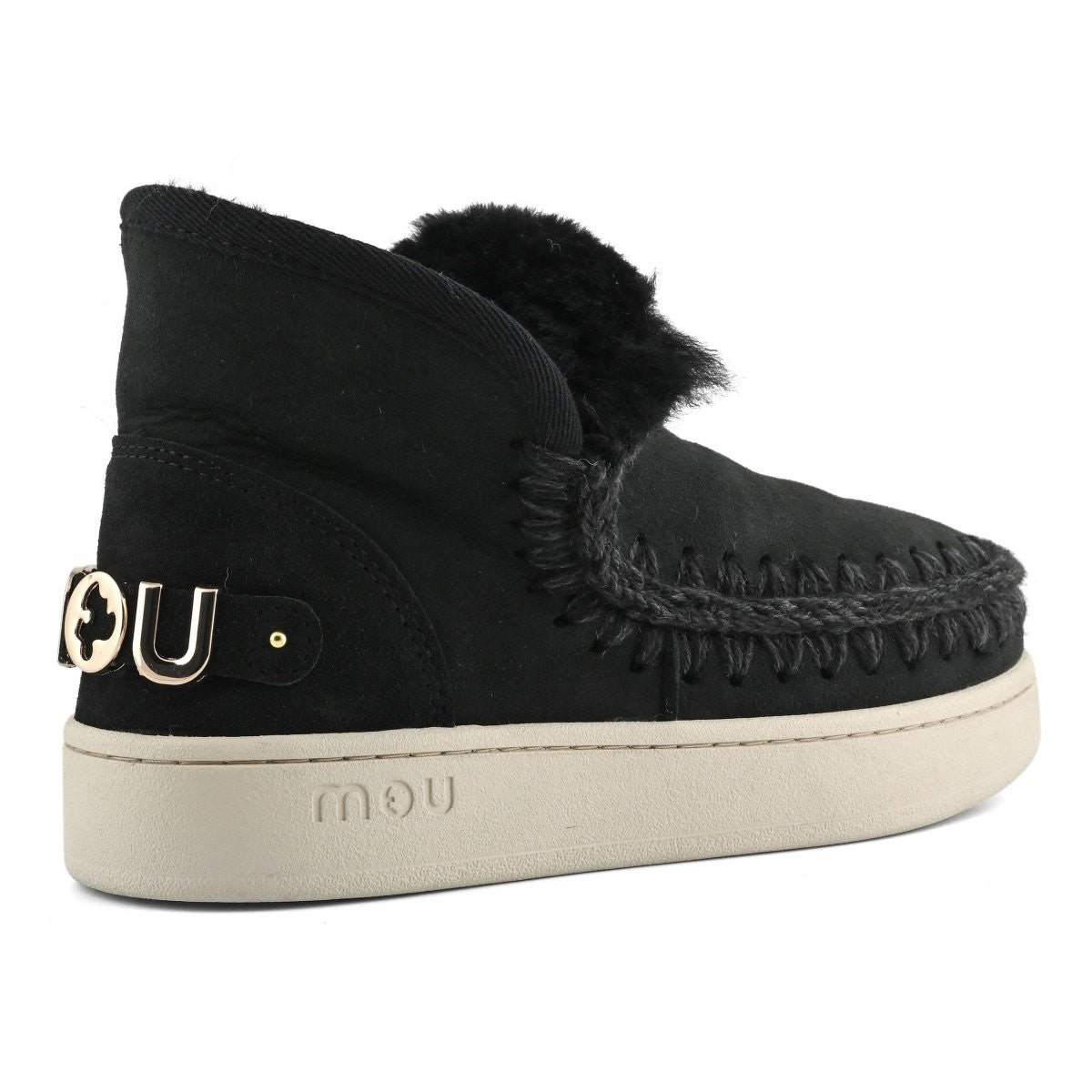 MOU Stivali e Stivaletti Donna New eskimo sneaker suede - let MU.FW741001A BKBK BLACK