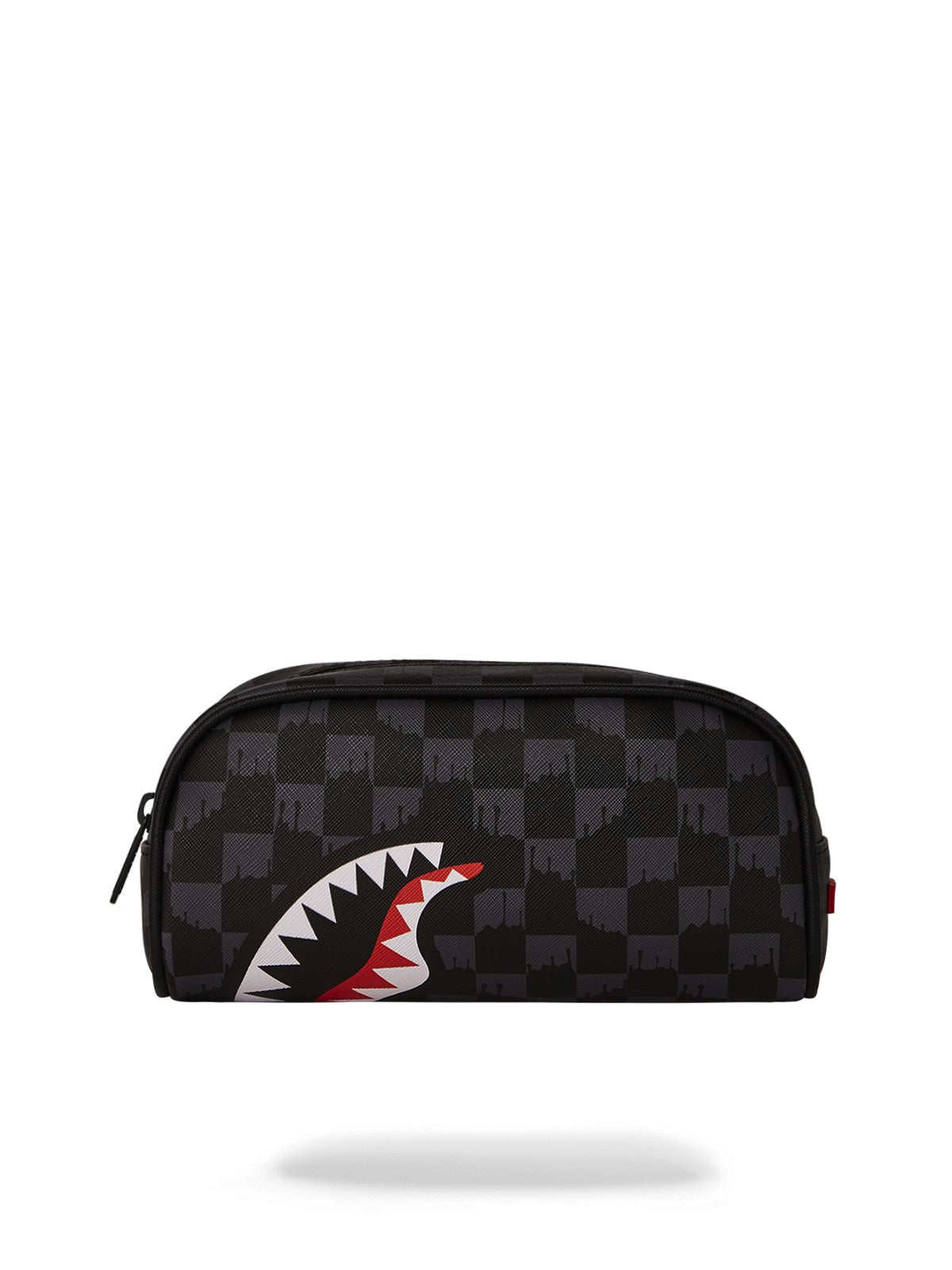 SPRAYGROUND Pochette Uomo DRIP CHECK SHARK PENCIL POUCH 910B6574NSZ Grigio gioboutiqueweb