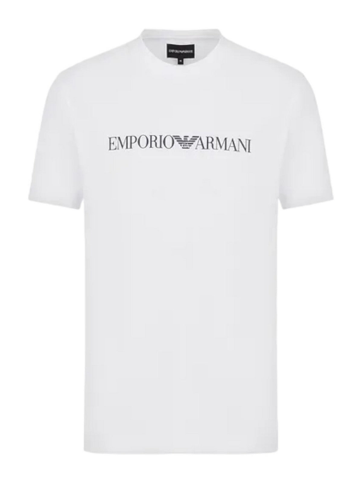 Emporio Armani T-shirts et pôle masculin 8n1tn5 1jpzz 0146 blanc