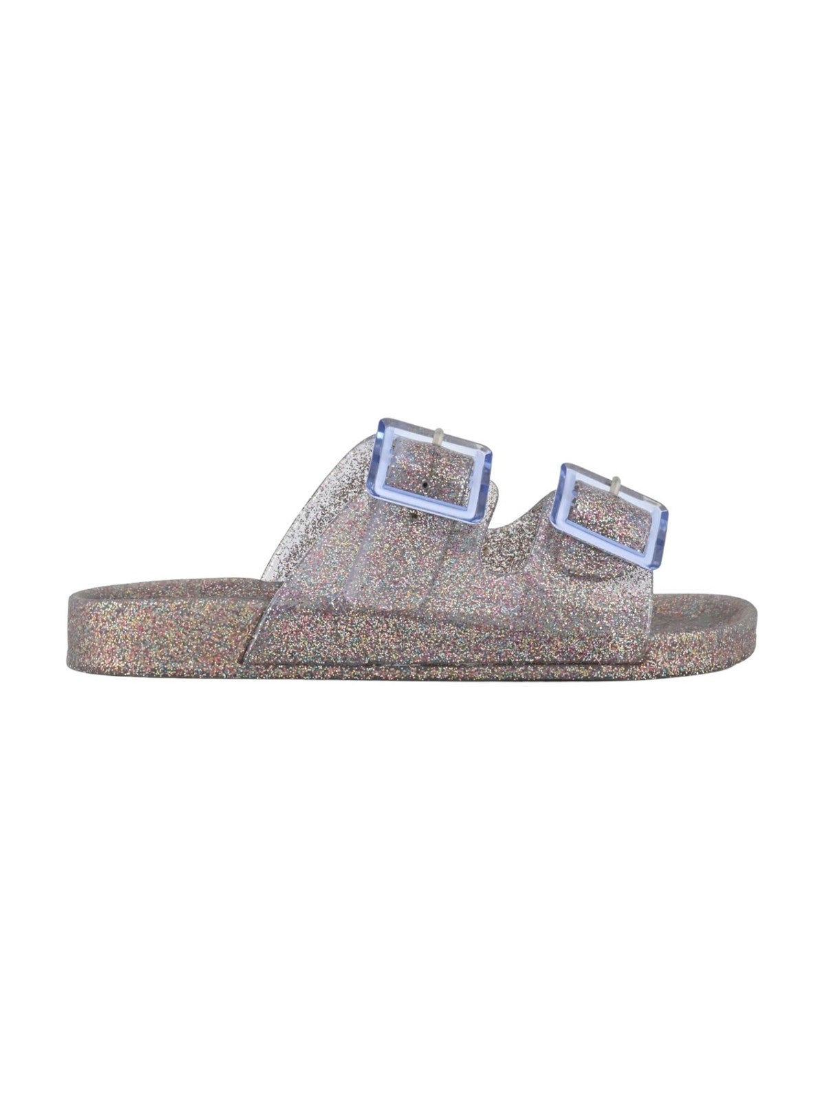 Couleurs de Californie Ciabatta femme Jelly Bio Glitter avec deux Buc HC.Chj0016 Den Blu