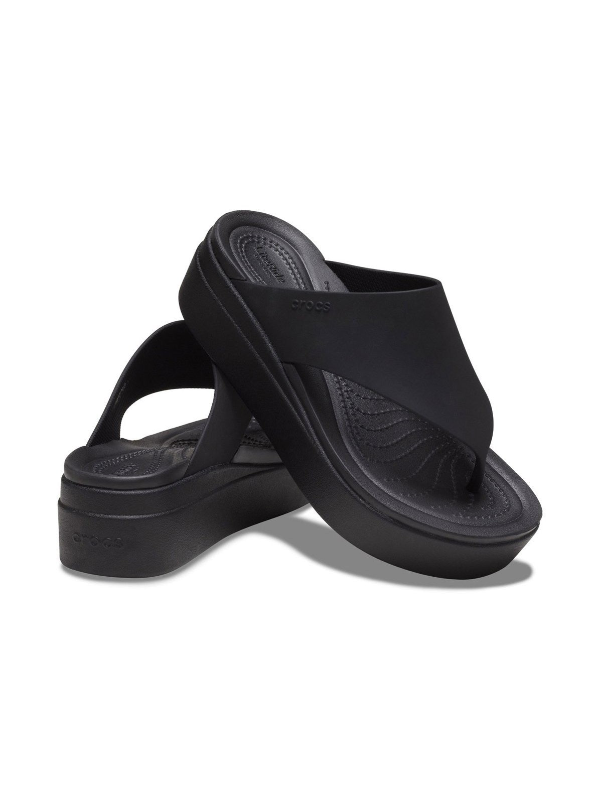 CROCS Infradito Donna Brooklyn Flip 208727 001 Nero