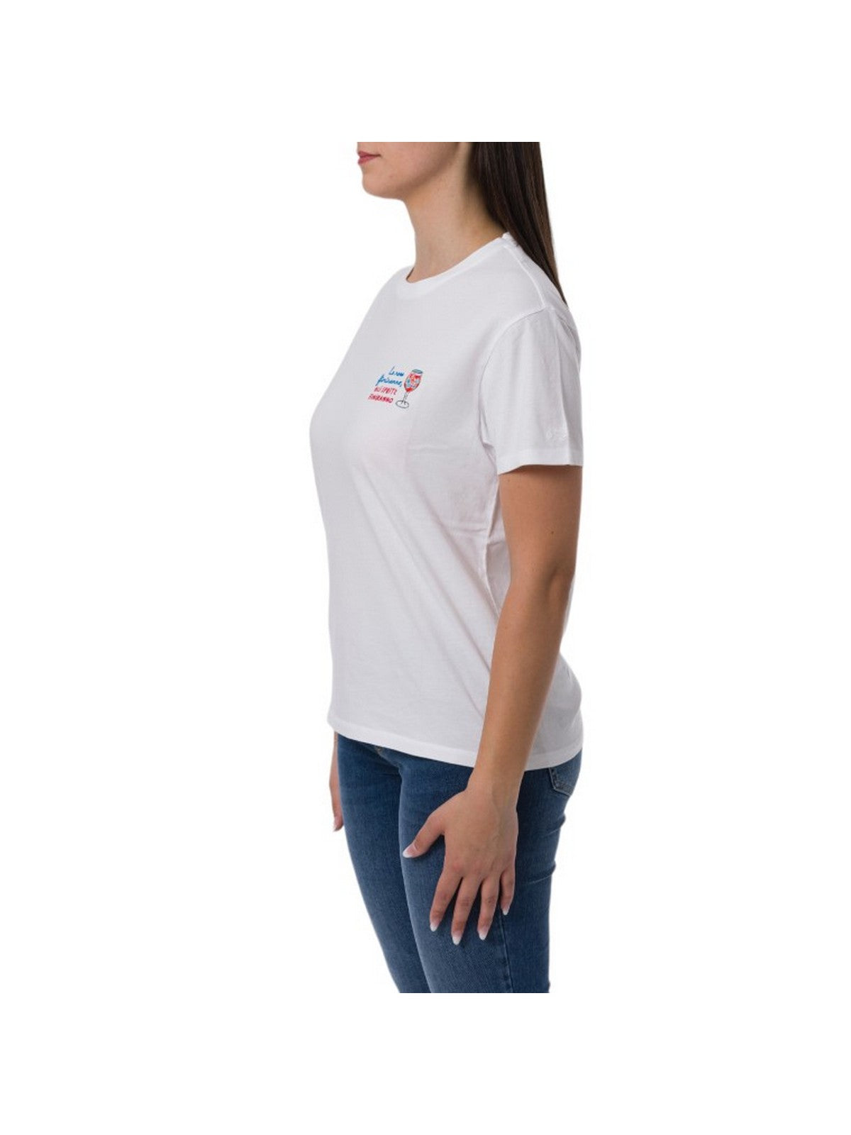 MC2 Saint Barth T-Shirt und Pole Women Emilie 05745f Weiß