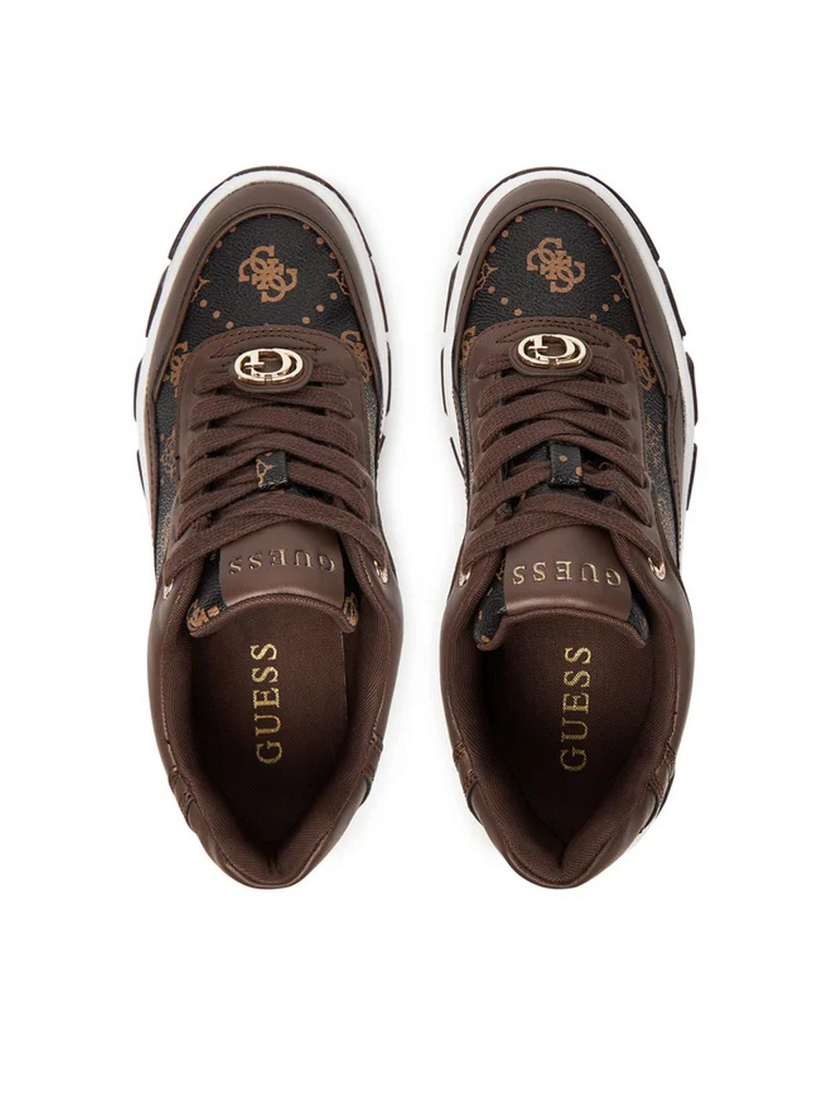 GUESS Sneaker Donna BERRETT2 FLFBRT PEL12 BROWN BROWN