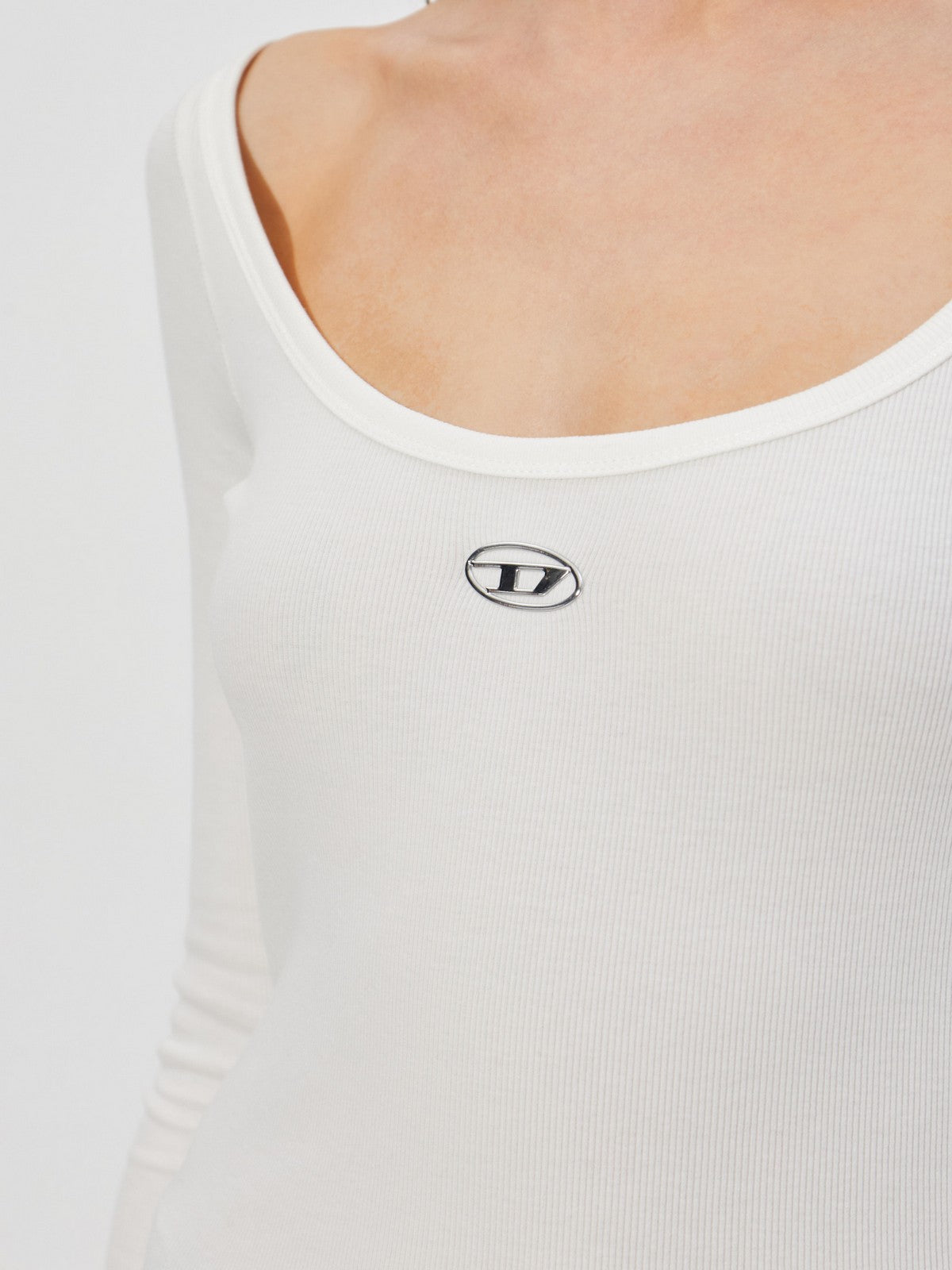 DIESEL T-shirt Donna T-BAL-OD TOP A19909 0JMBA 141 104 - OFF/WHITE