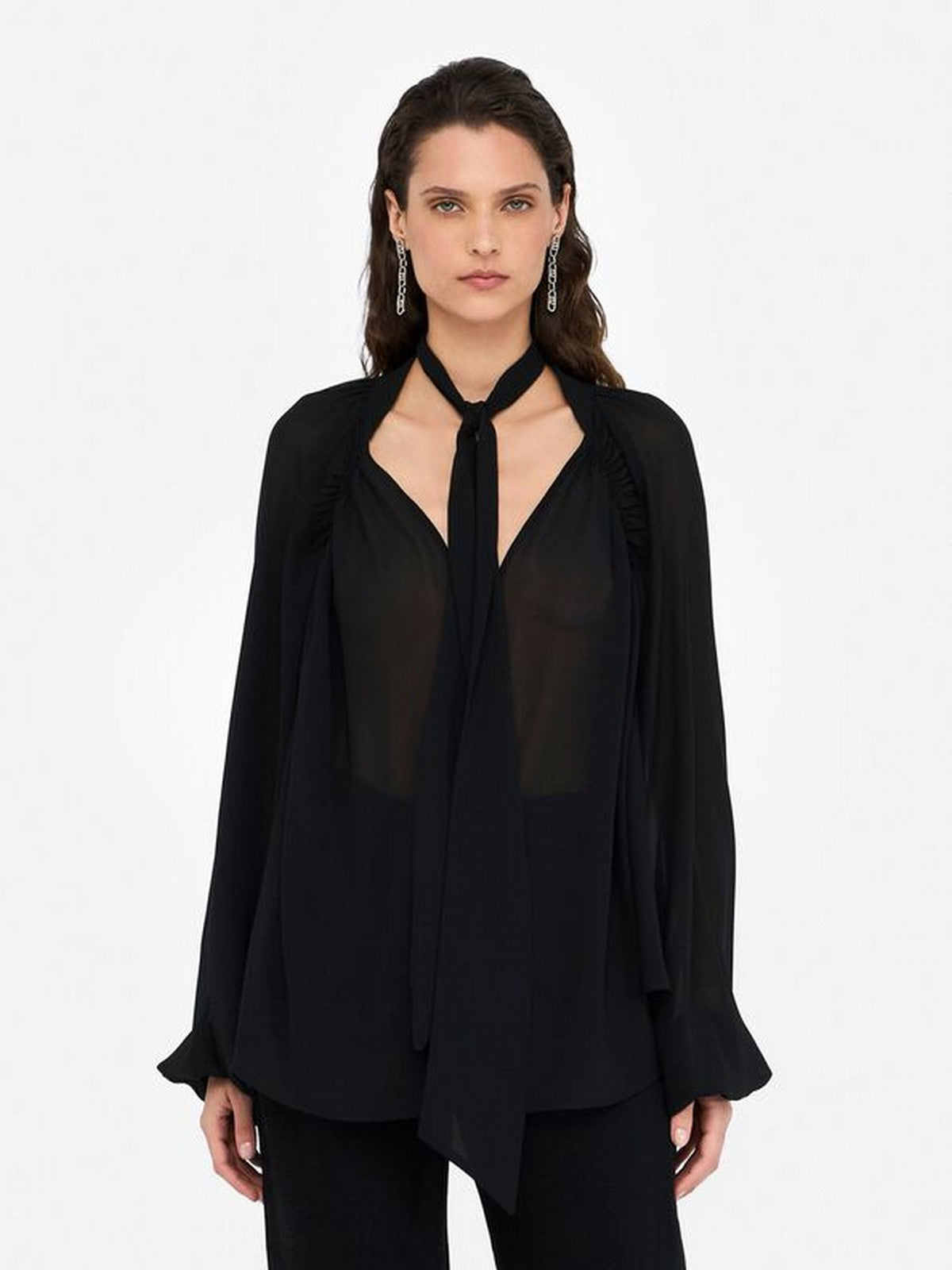 LIU JO BLACK Blusa Donna  CF5121TS869 22222 Nero