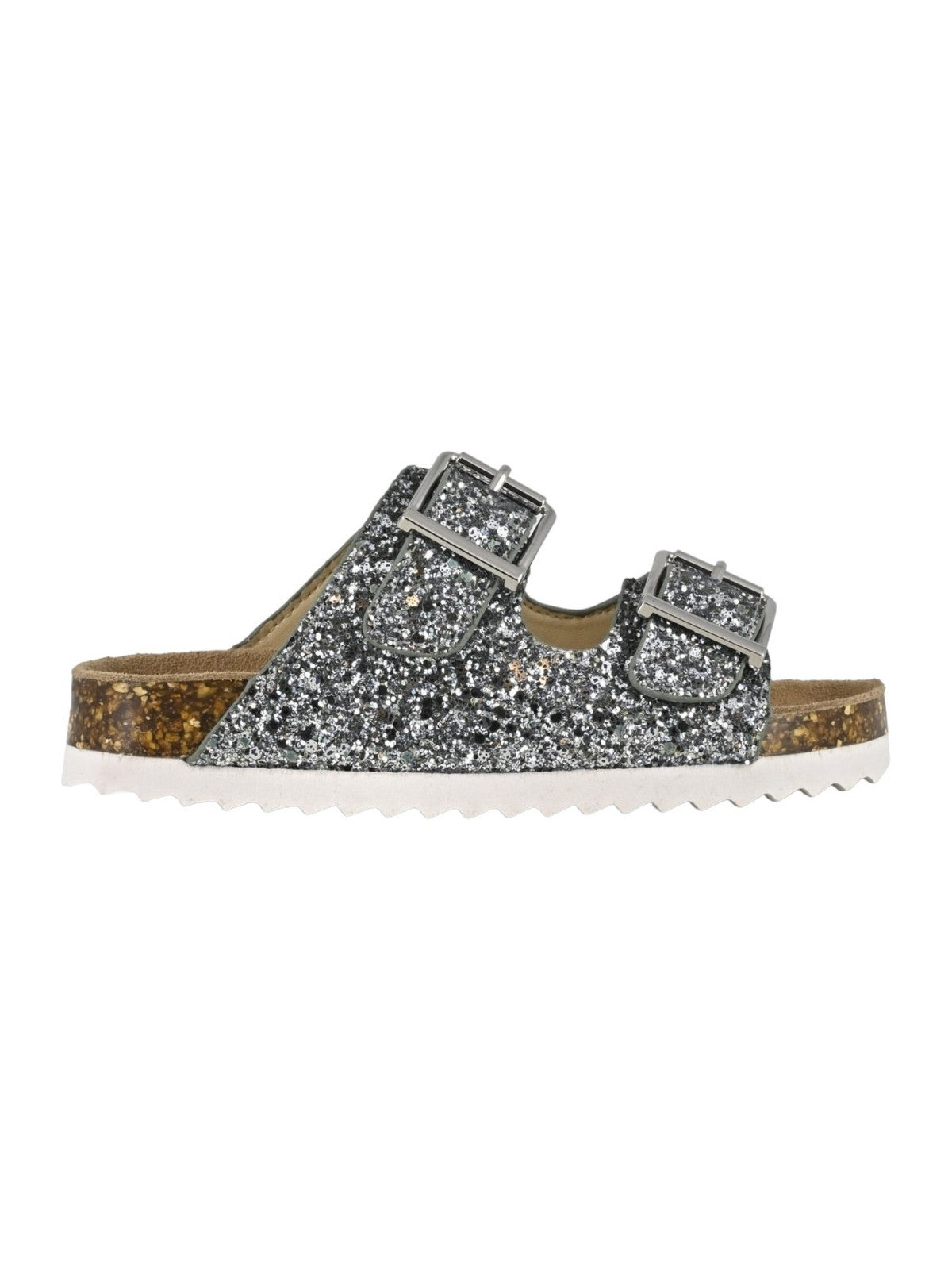 Kolory kalifornijskiego sandałowego dziewczęta i dziewcząt Glitter Sandal 2 klamry Hc.2415 den blu