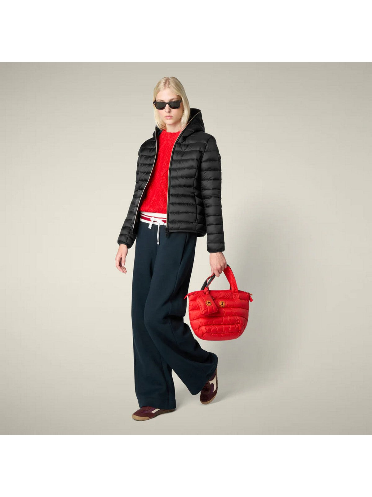 SAVE THE DUCK Piumino Donna Alexis D33620W IRIS21 10000 BLACK