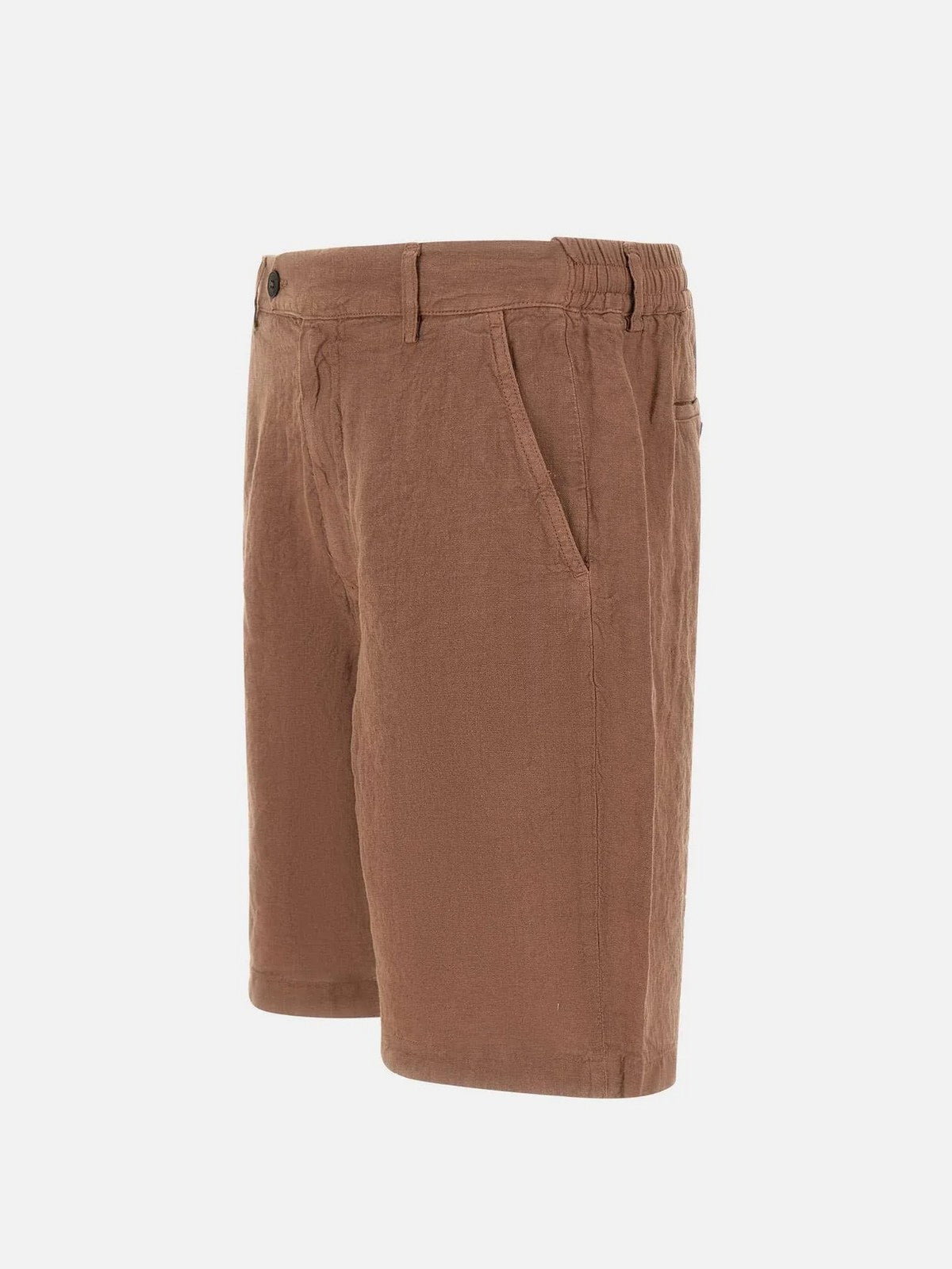 MC2 SAINT BARTH Bermuda Uomo  SEBASTIAN 00121L LINEN 18 BROWN