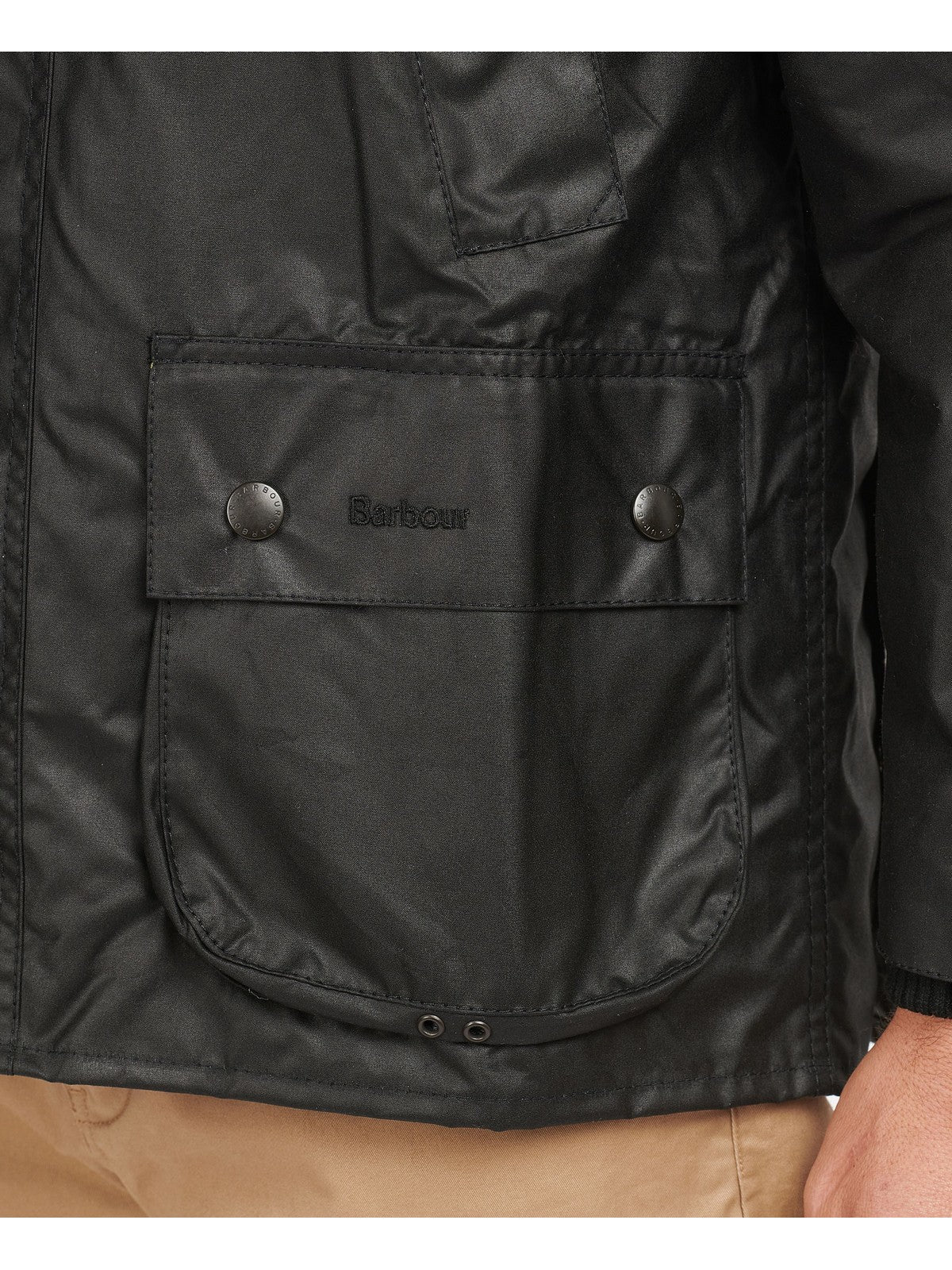 Chaqueta para hombres Barbour bethe mwx0018 bk91 negro